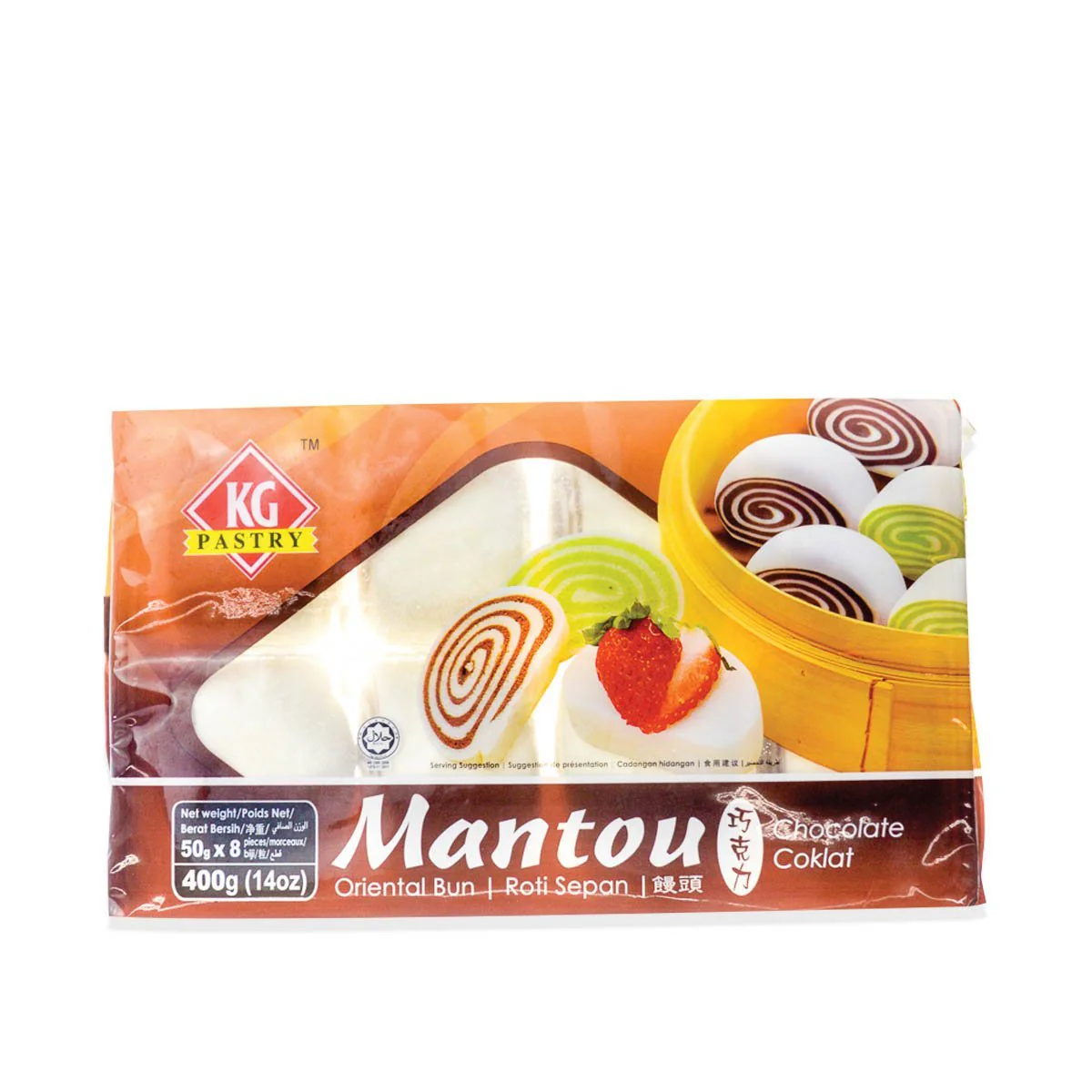 KG MANTOU CHOCOLATE 8'SX50GM