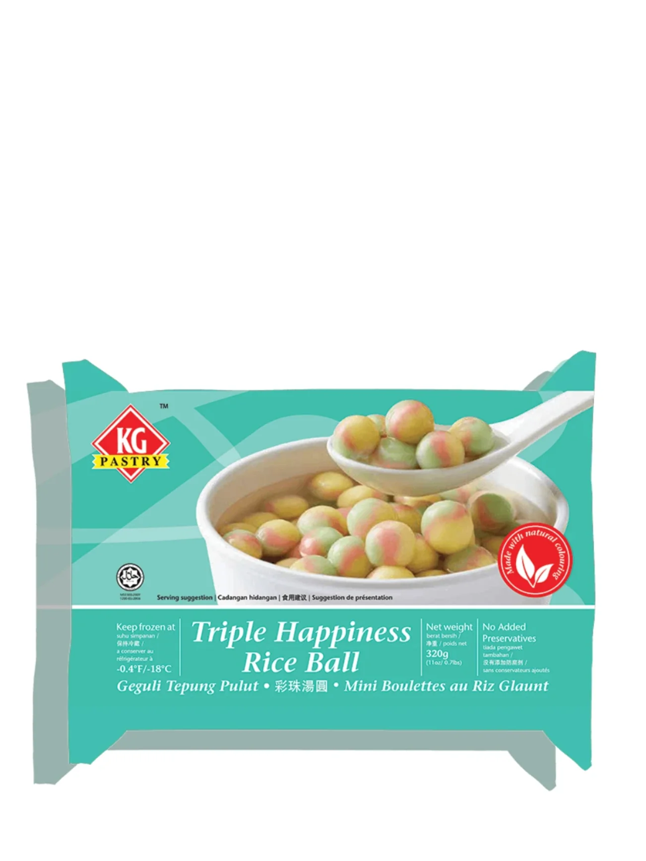 KG MINI RAINBOW RICE BALL 320GM - Image 2