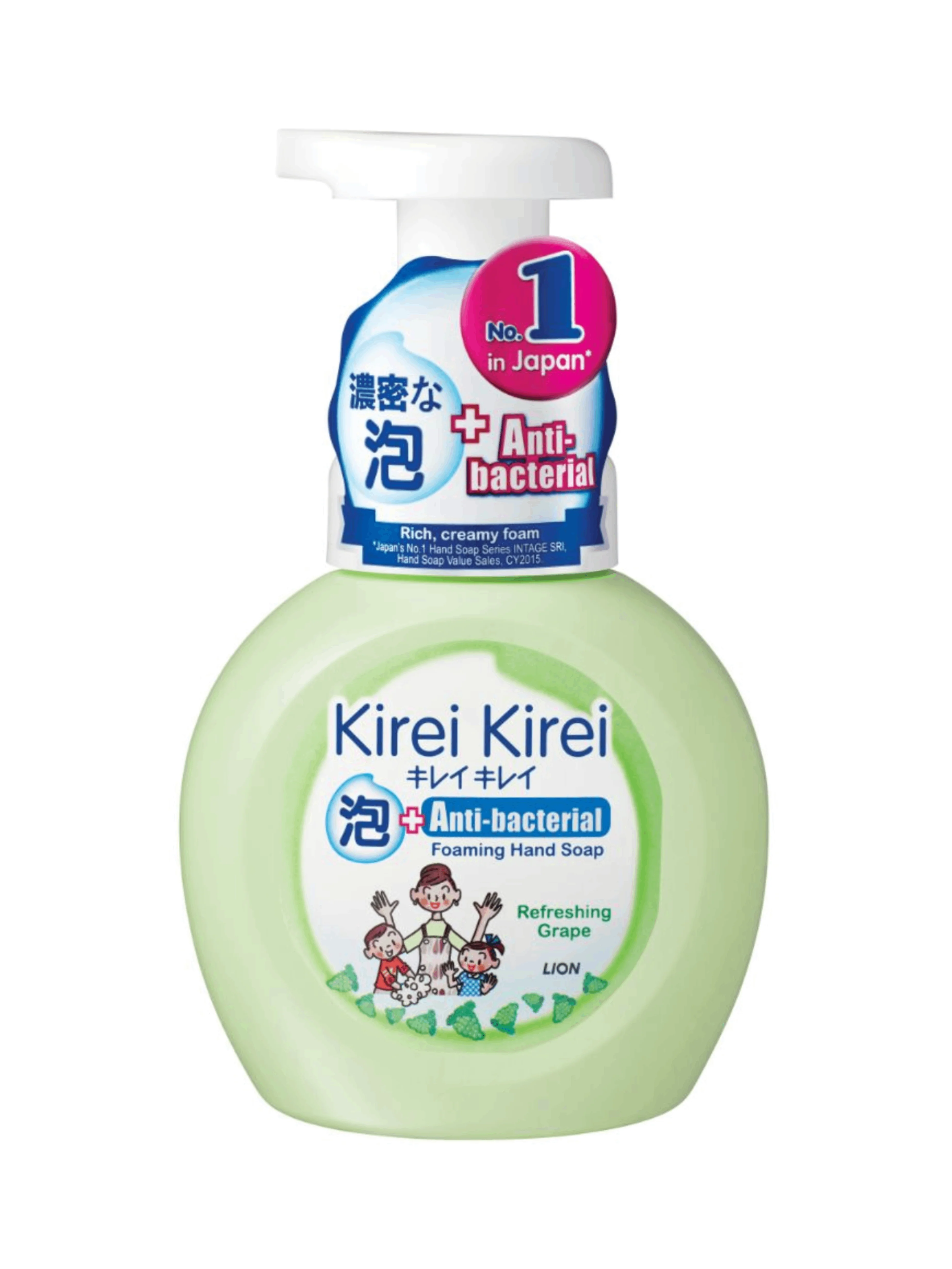 KIREI KIREI FOAM H/WASH REFRESHING GRAPE 250ML