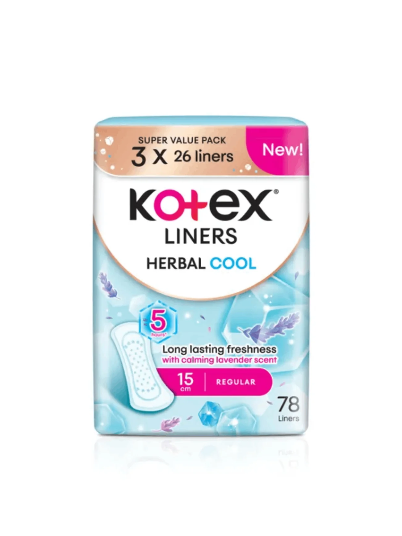 KOTEX HERB COOL LINERS 3X26S