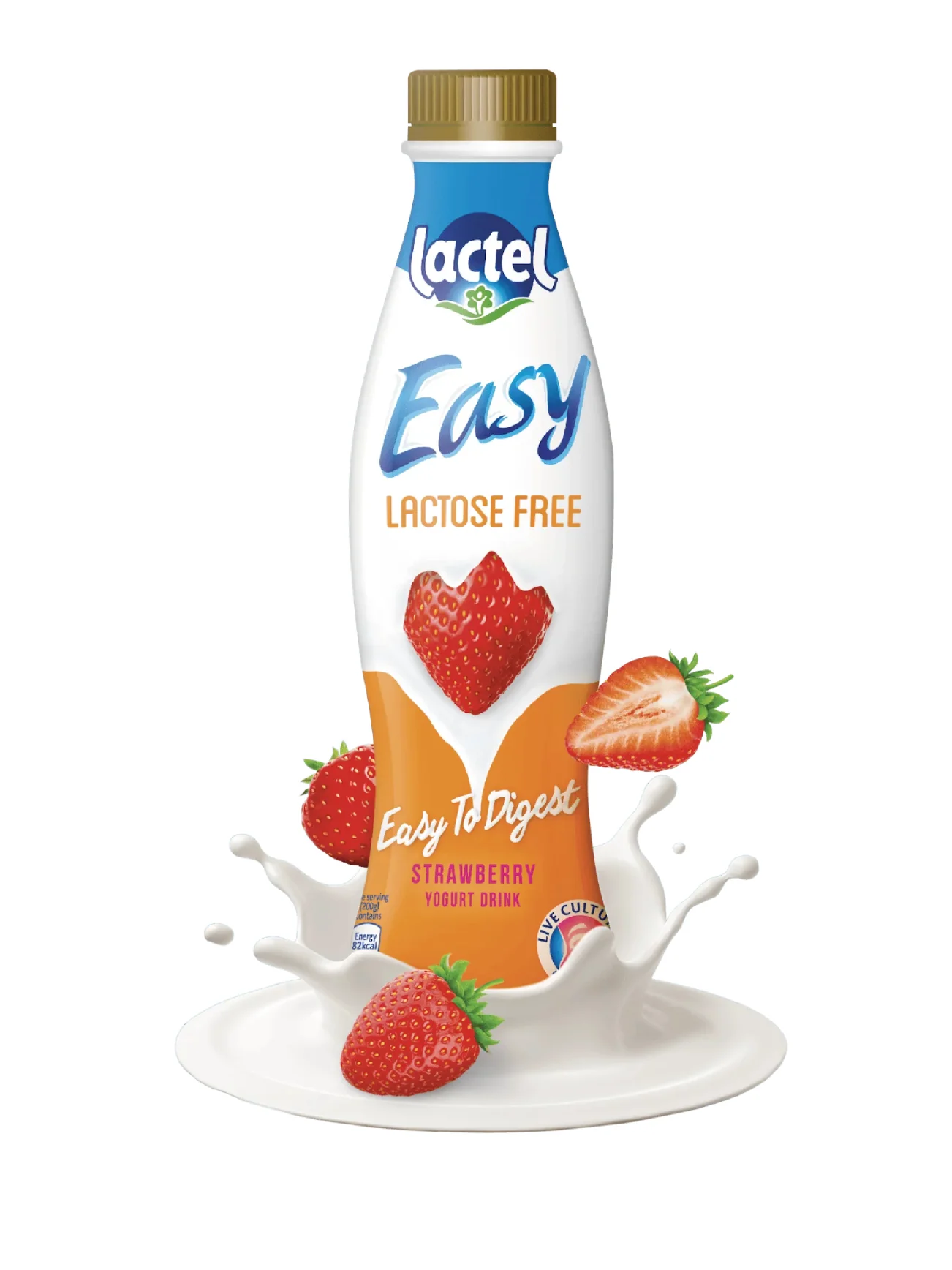 LACTEL BLISS LESS SUGAR STRAWBERRY 700G