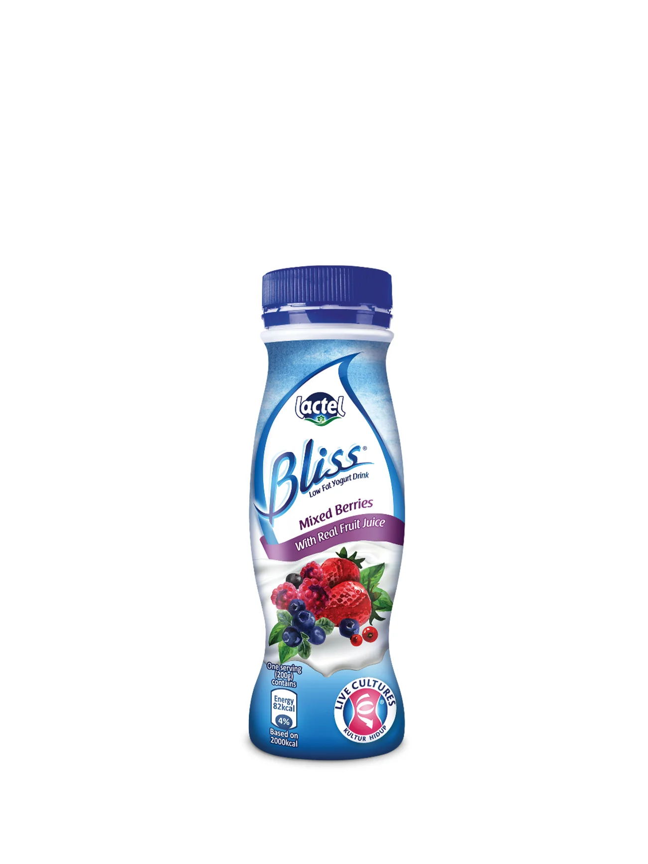 LACTEL BLISS YOG DRINK MIXED BERRIES 200G