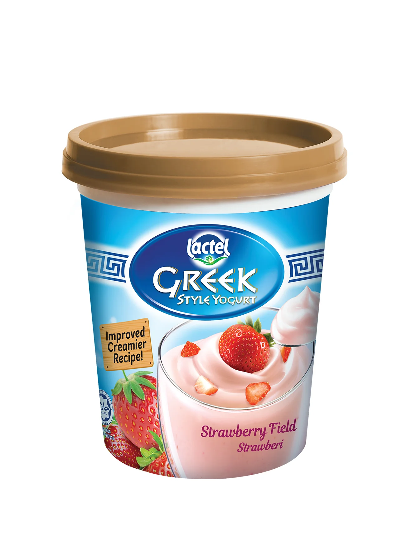LACTEL GREEK SYTLE YGT STRAWBERRY 470G - Image 2