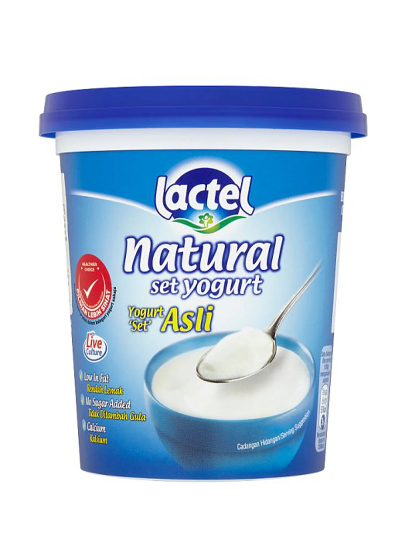 LACTEL NATURAL SET YOGURT 470G - Image 2