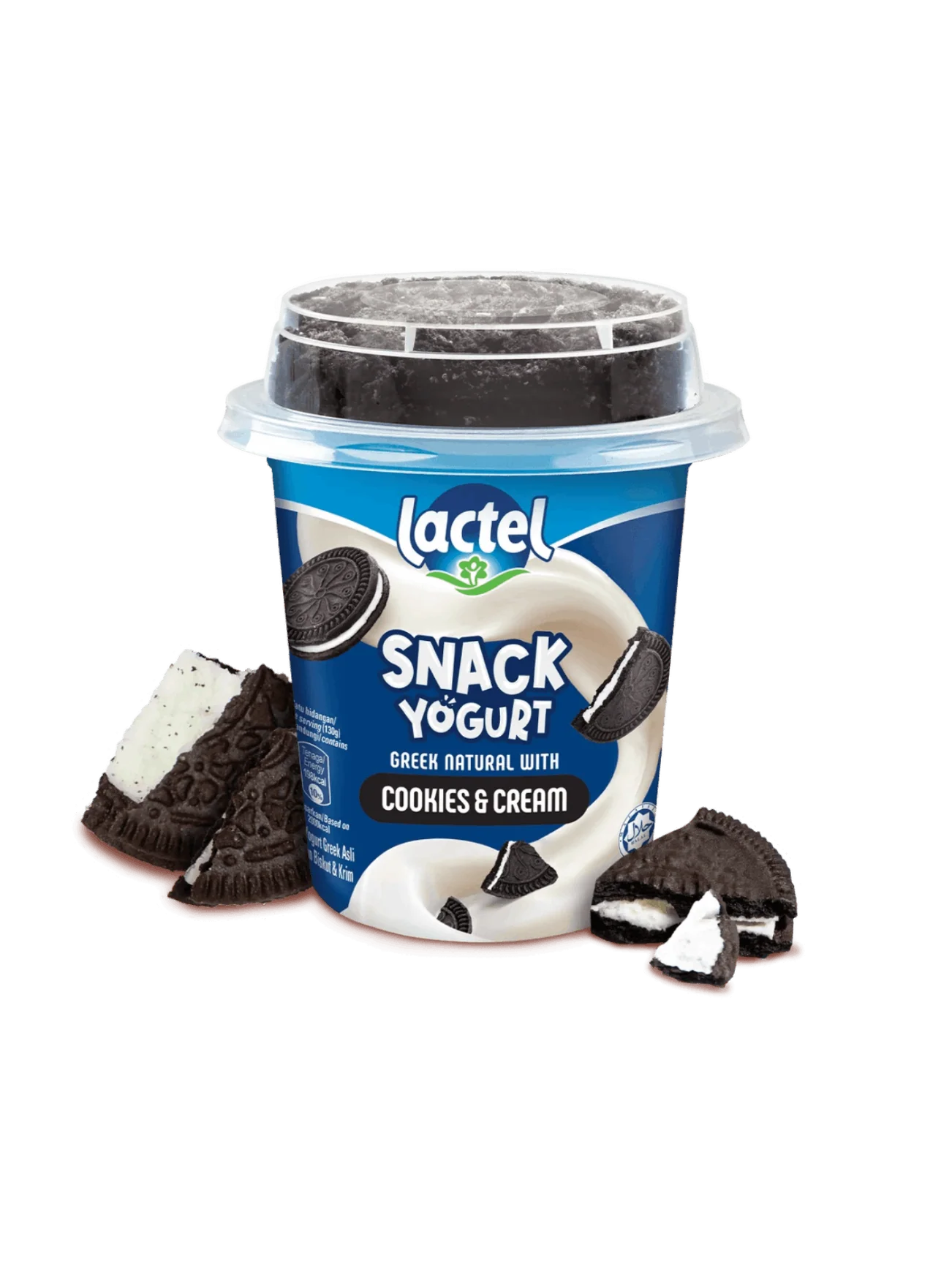 LACTEL YOGHURT COOKIES & CREAM 130G