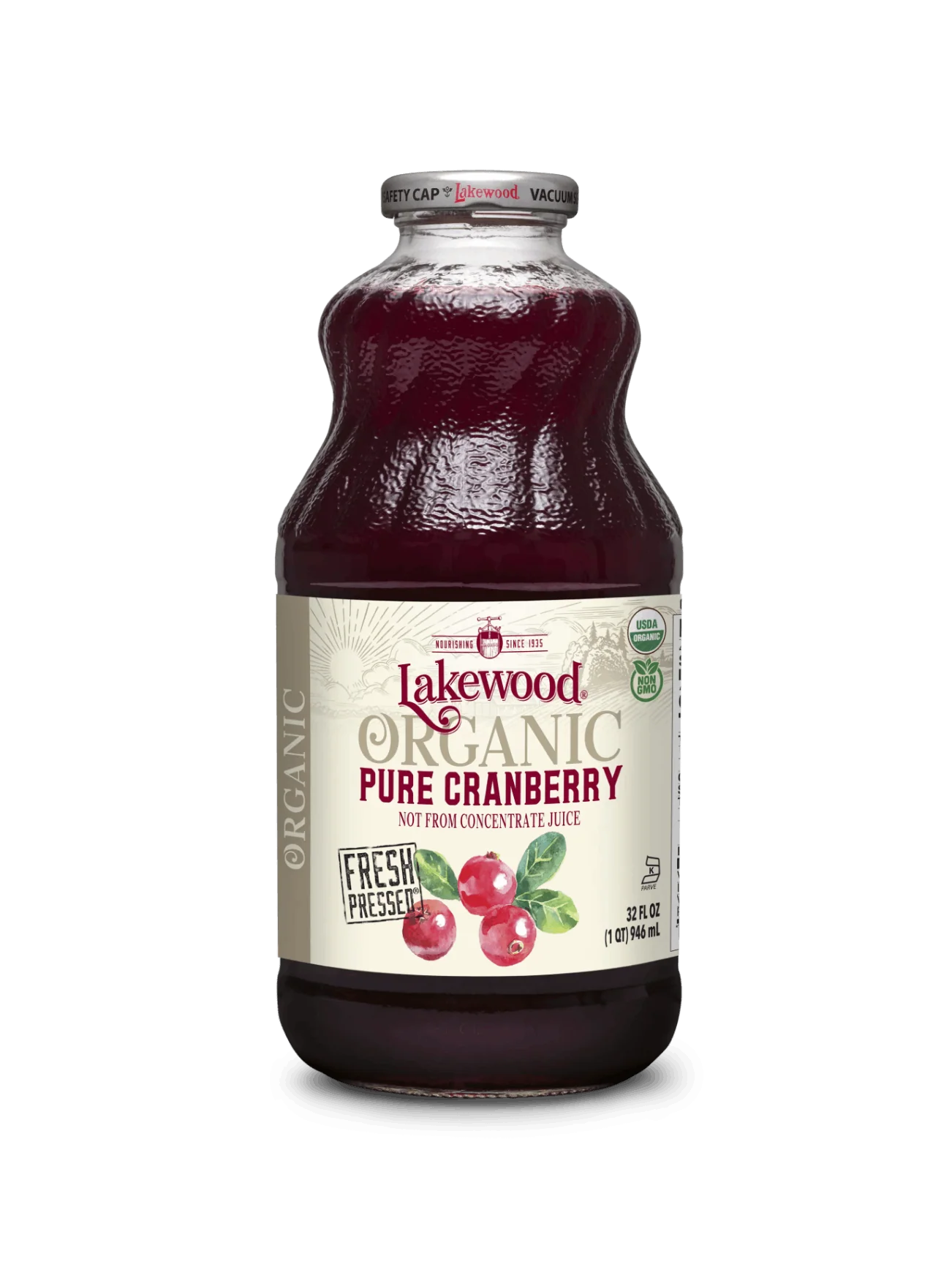 LAKEWOOD ORGANIC PURE CRANBERRY 32OZ