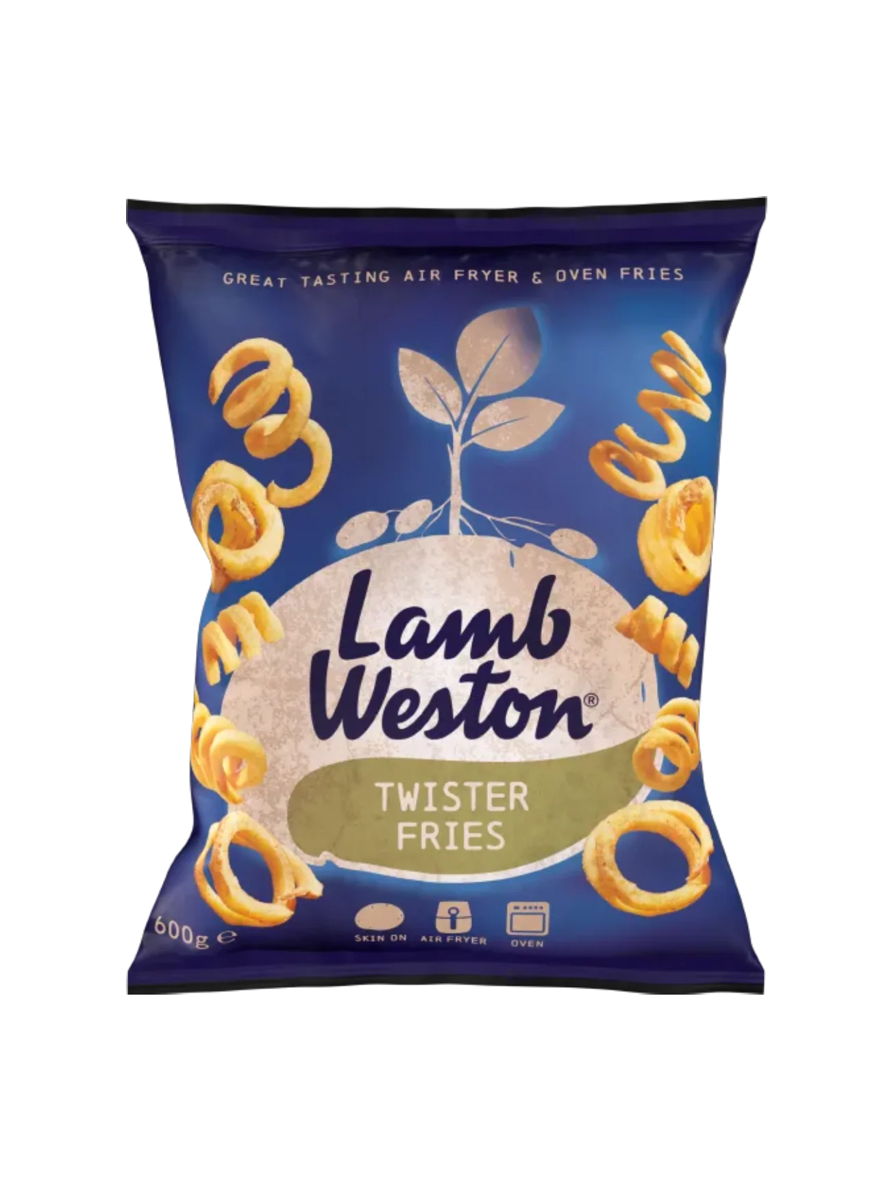 LAMB WESTON TWISTER FRIES SEASONED 600G
