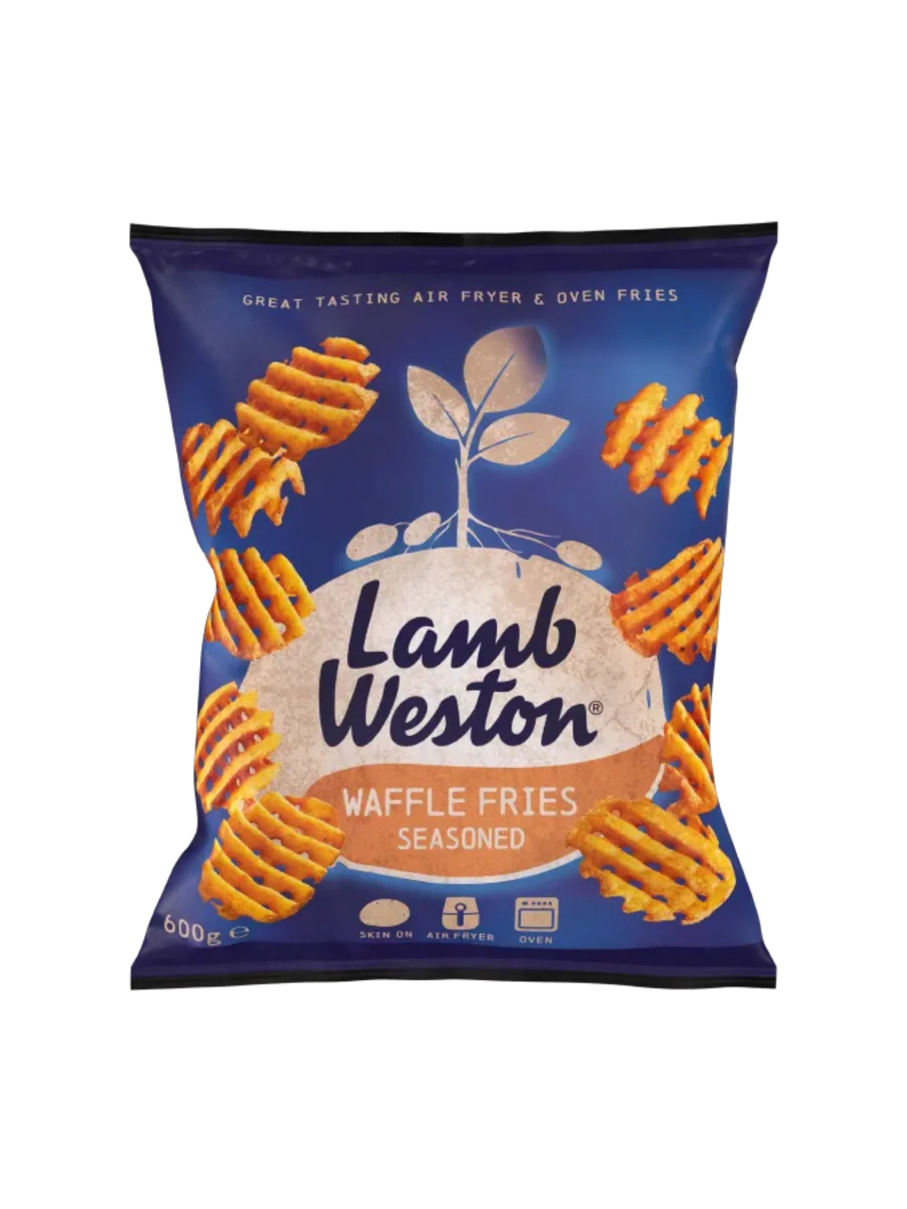 LAMB WESTON WAFFLE FRIES SEASONED 600G