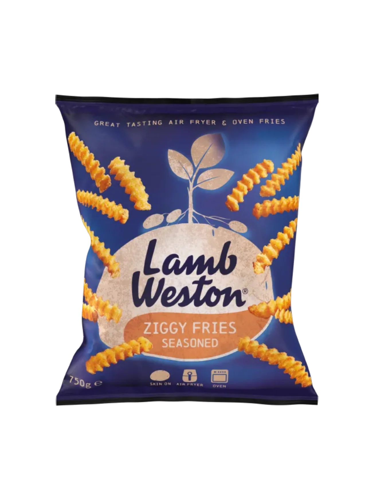 LAMB WESTON ZIGGY FRIES SEASONED 750G