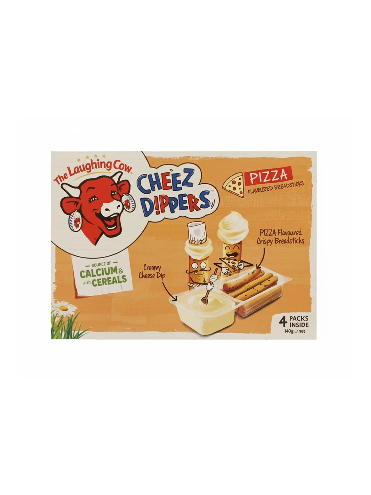 LAUGHING COW CHEEZ DIPPERS PIZZA 140G