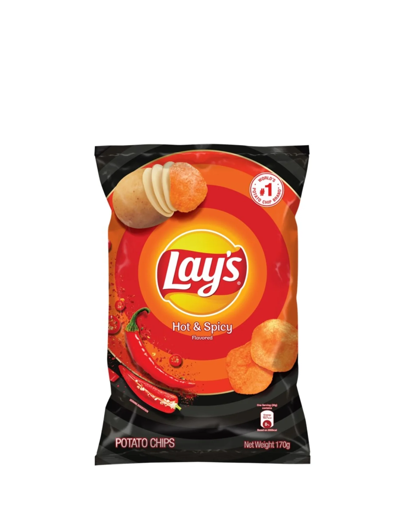 LAY'S CN HOT & SPICY 170G