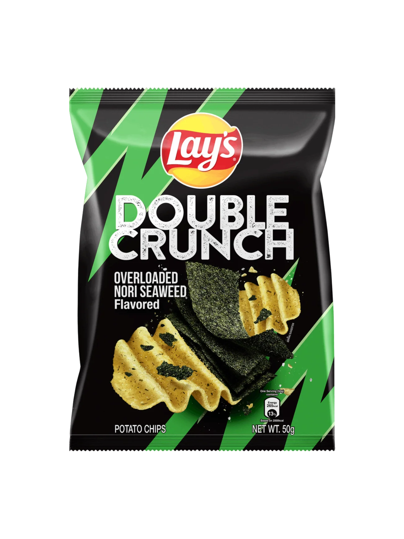 LAY'S DOUBLE CRUNCH NORI SEAWEED 50G