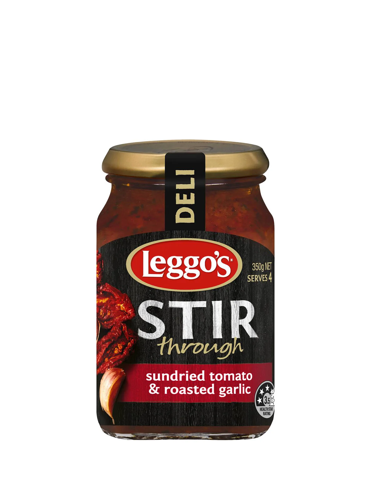 LEGGO'S STIRTHRU SUNDRIED TOMATO&ROAST GARLIC 350G - Image 2
