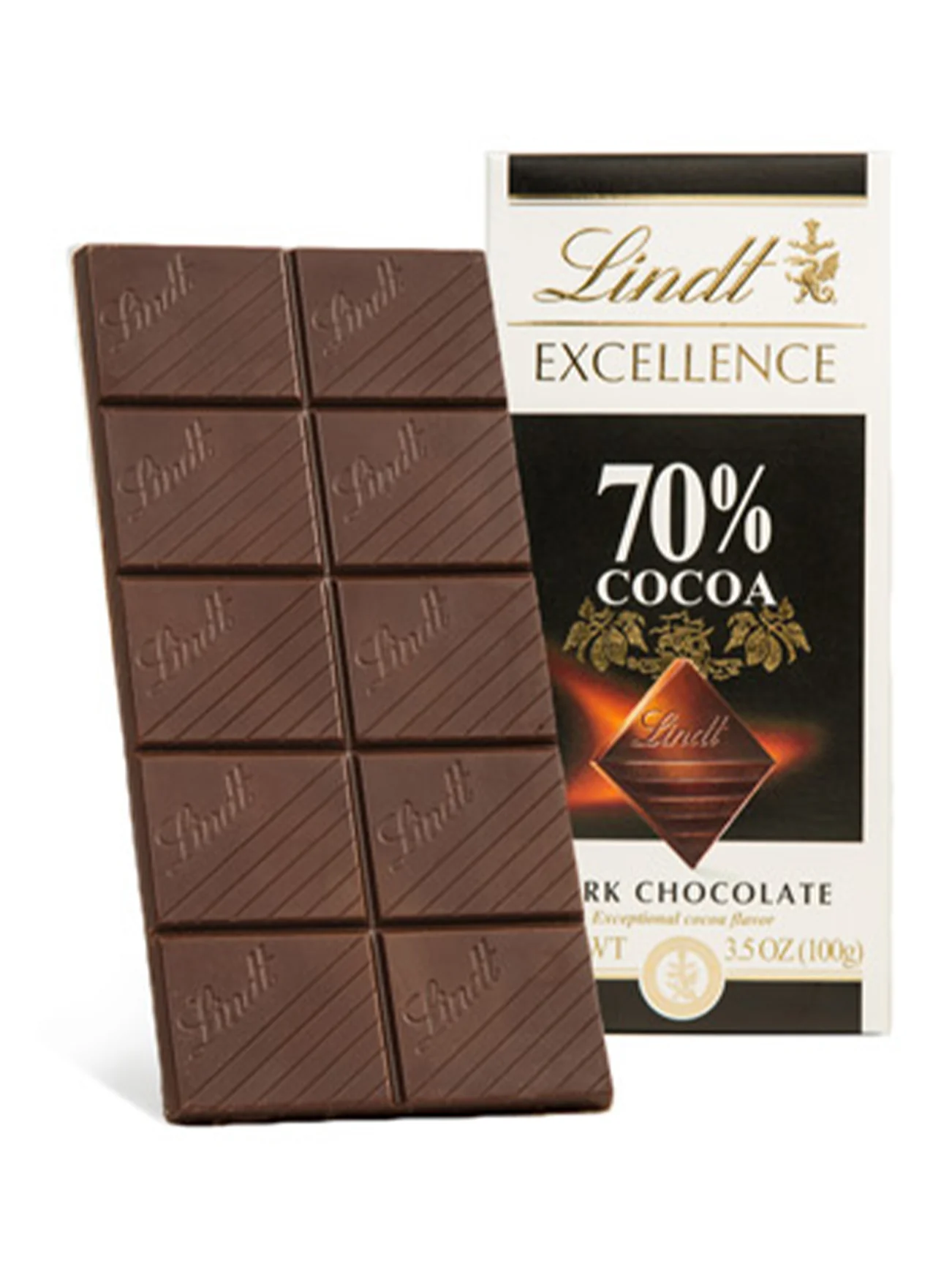 LINDT EXCELLENCE DARK 70% CACAO 100GM - Image 2