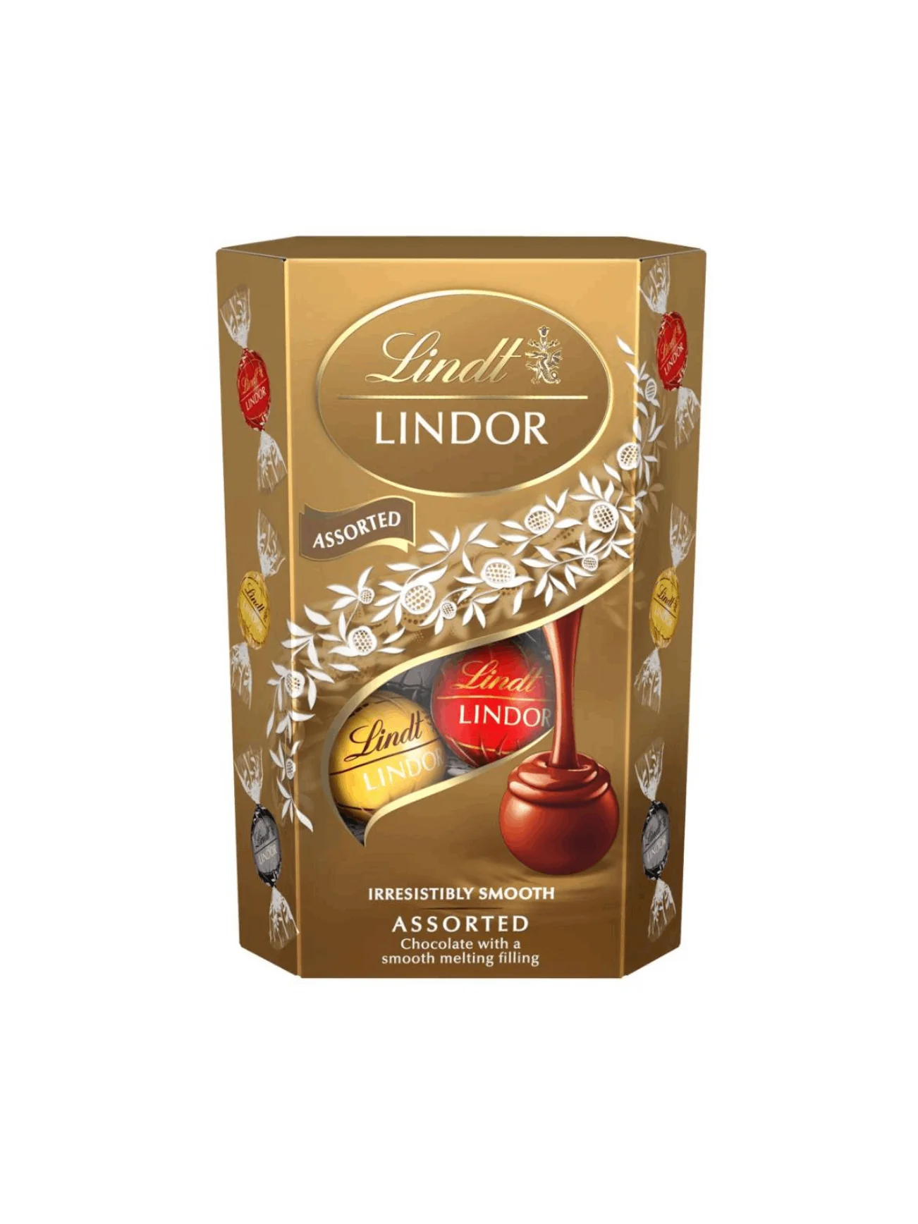 LINDT LINDOR CORNET ASSORTED 137G