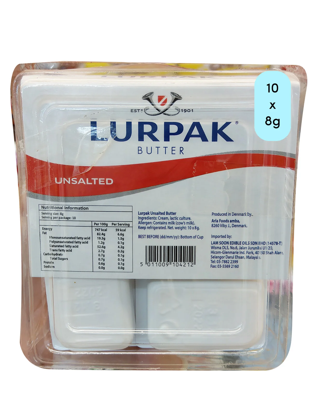 LURPAK BUTTER CUP UNSALTED 10X8GM - Image 4