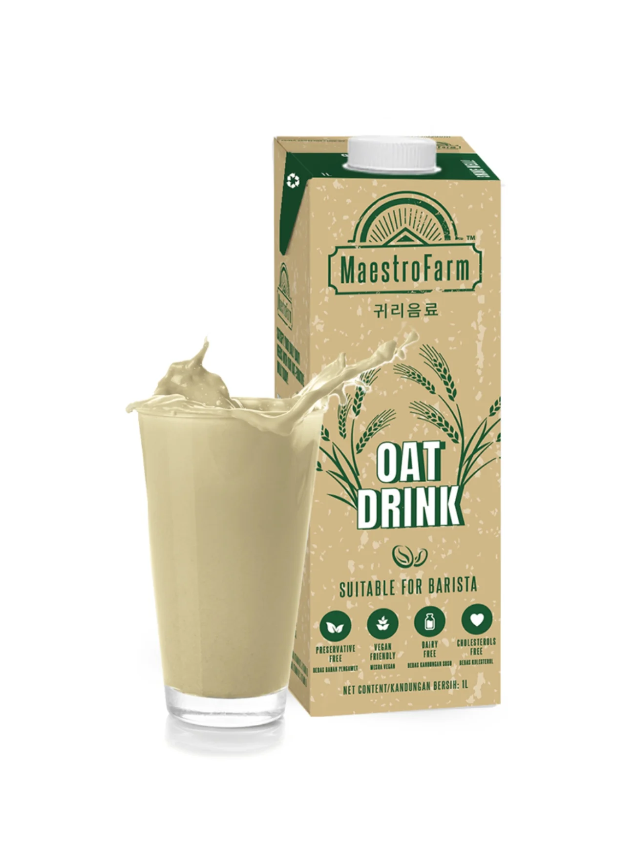 MAESTRO FARM OAT MILK 1L