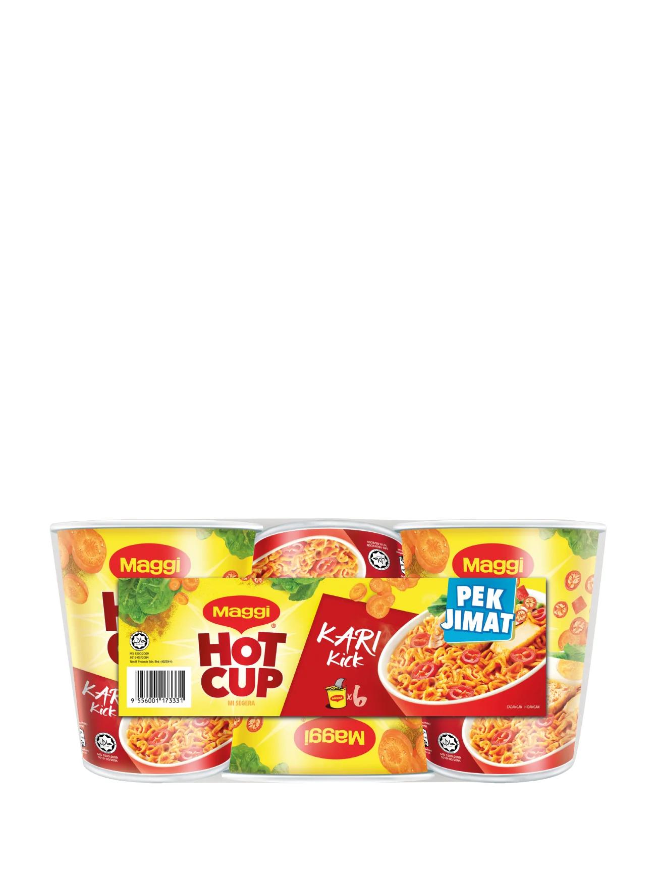 MAGGI HOT CUP CURRY 6X58G