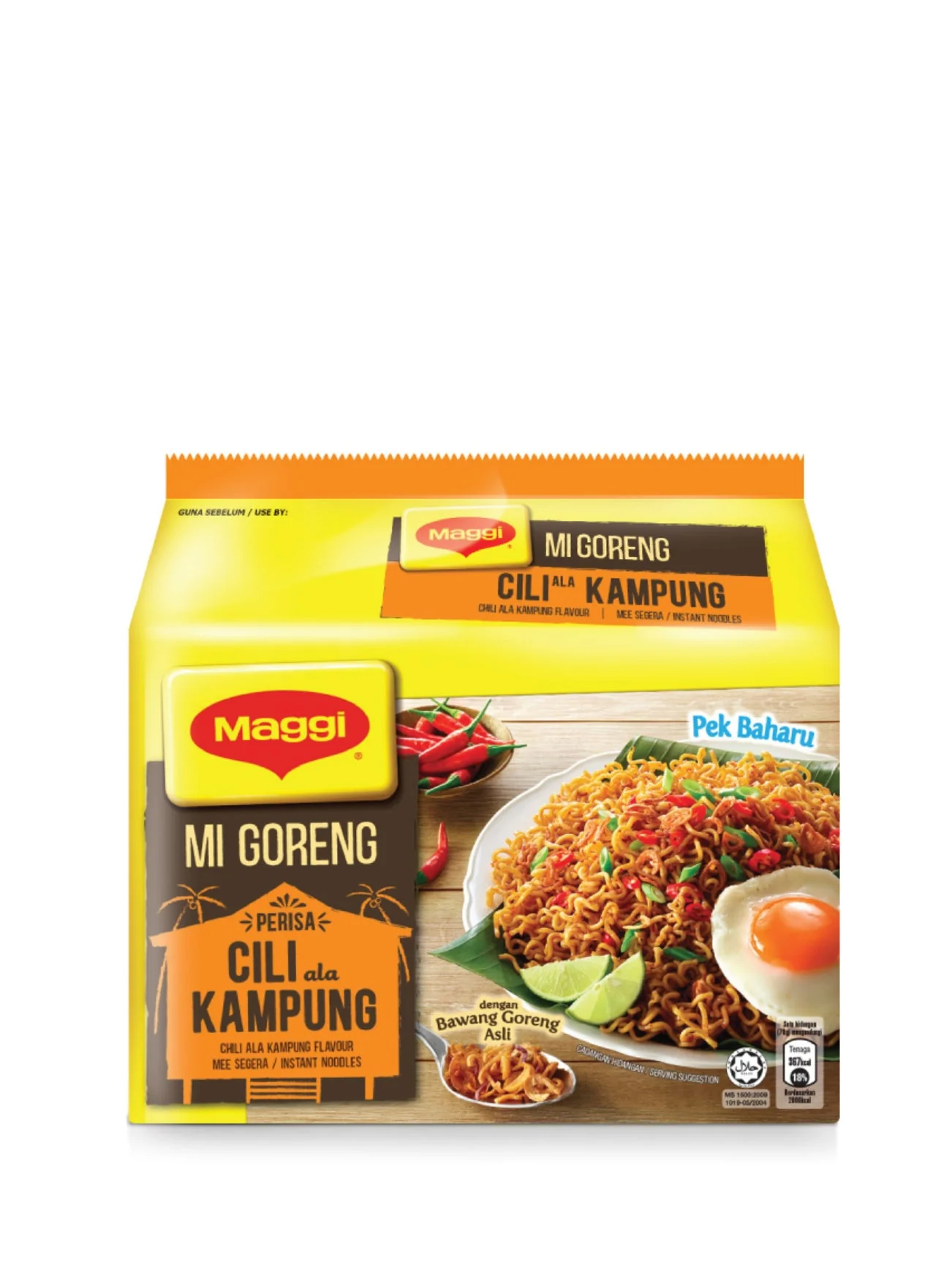 MAGGI MI GORENG CILI ALA KAMPUNG 5X77G