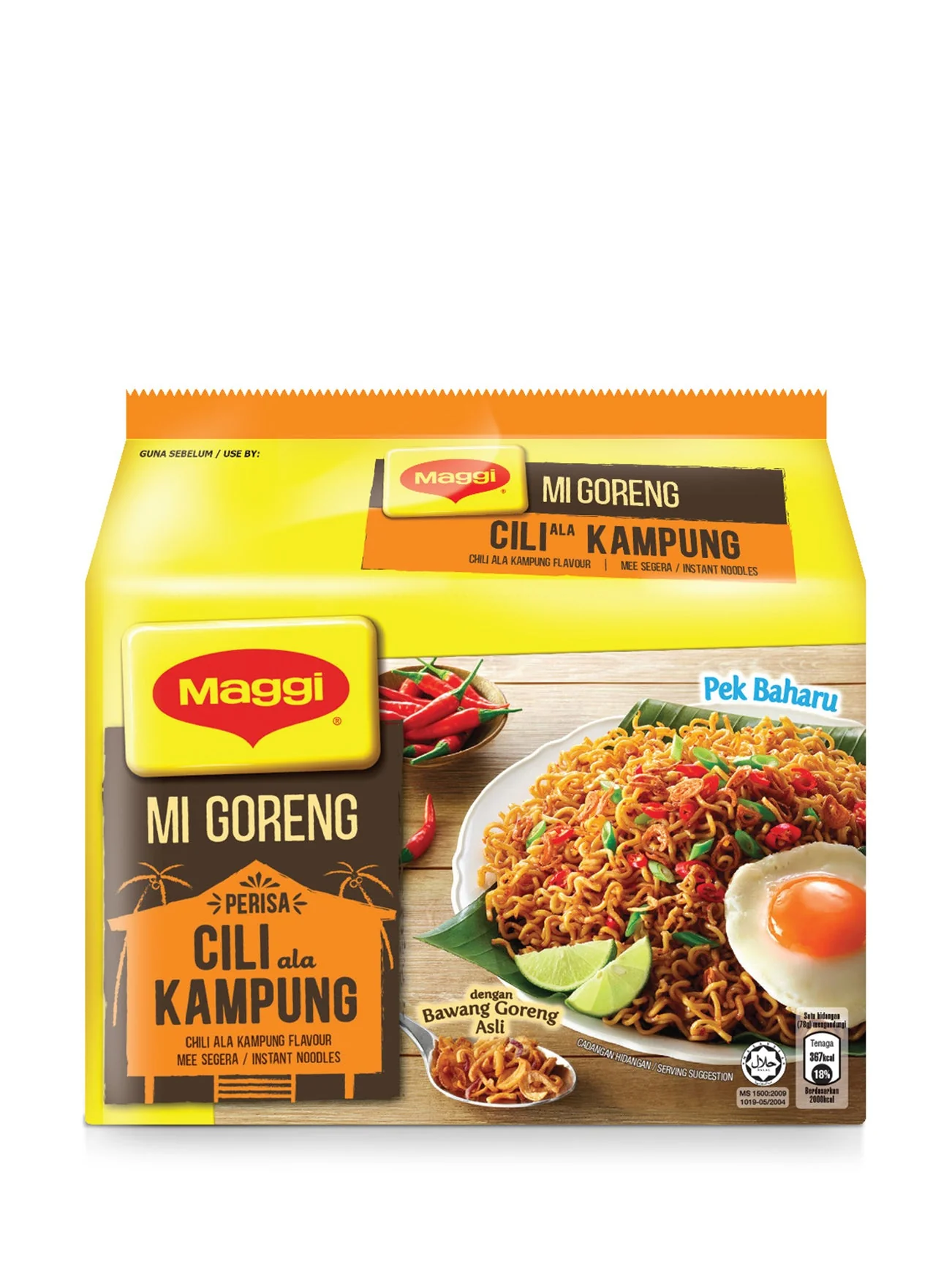 MAGGI MI GORENG CILI ALA KAMPUNG 5X77G - Image 2