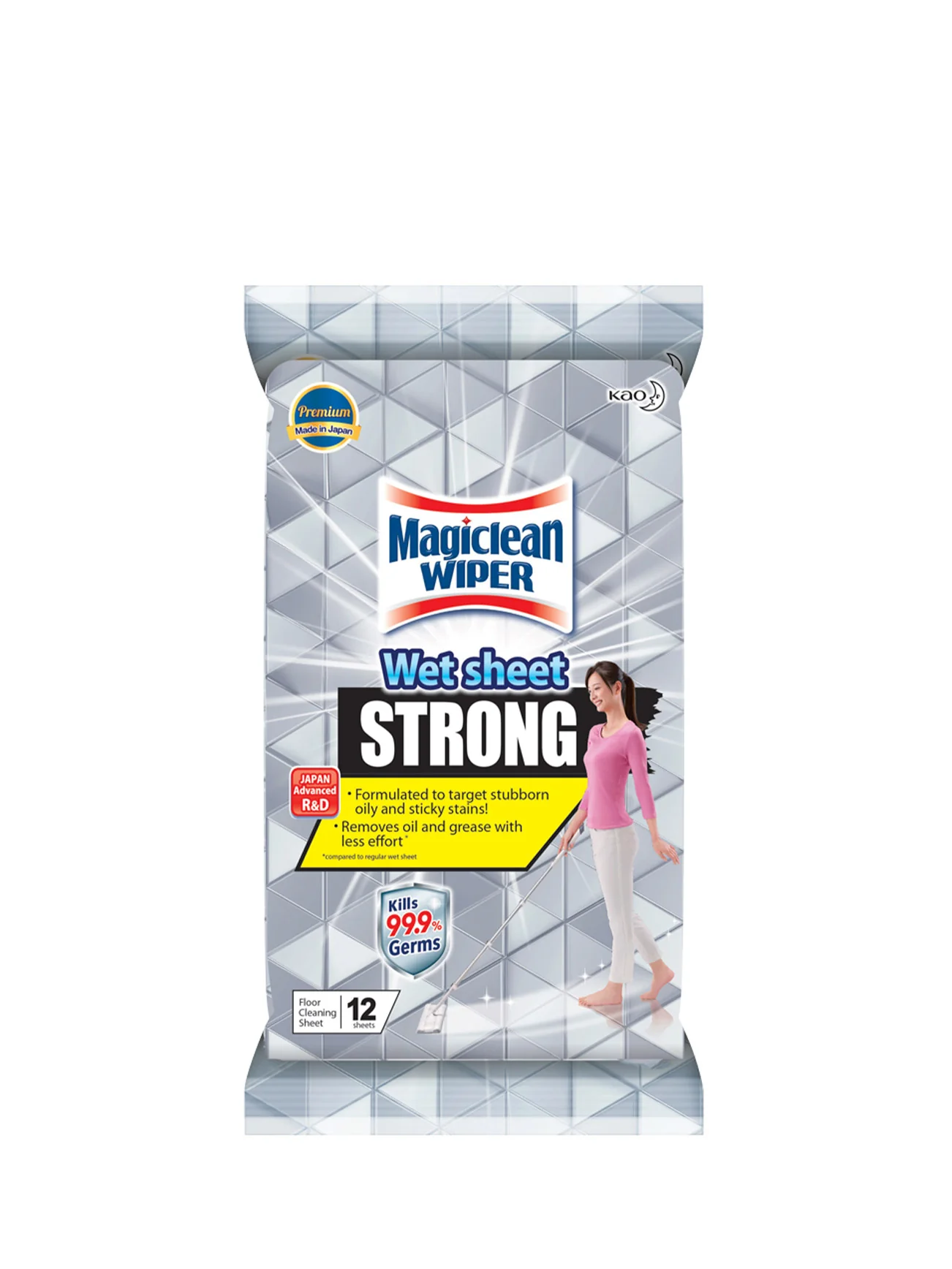 MAGICLEAN WIPER WET SHEET STRONG 12S