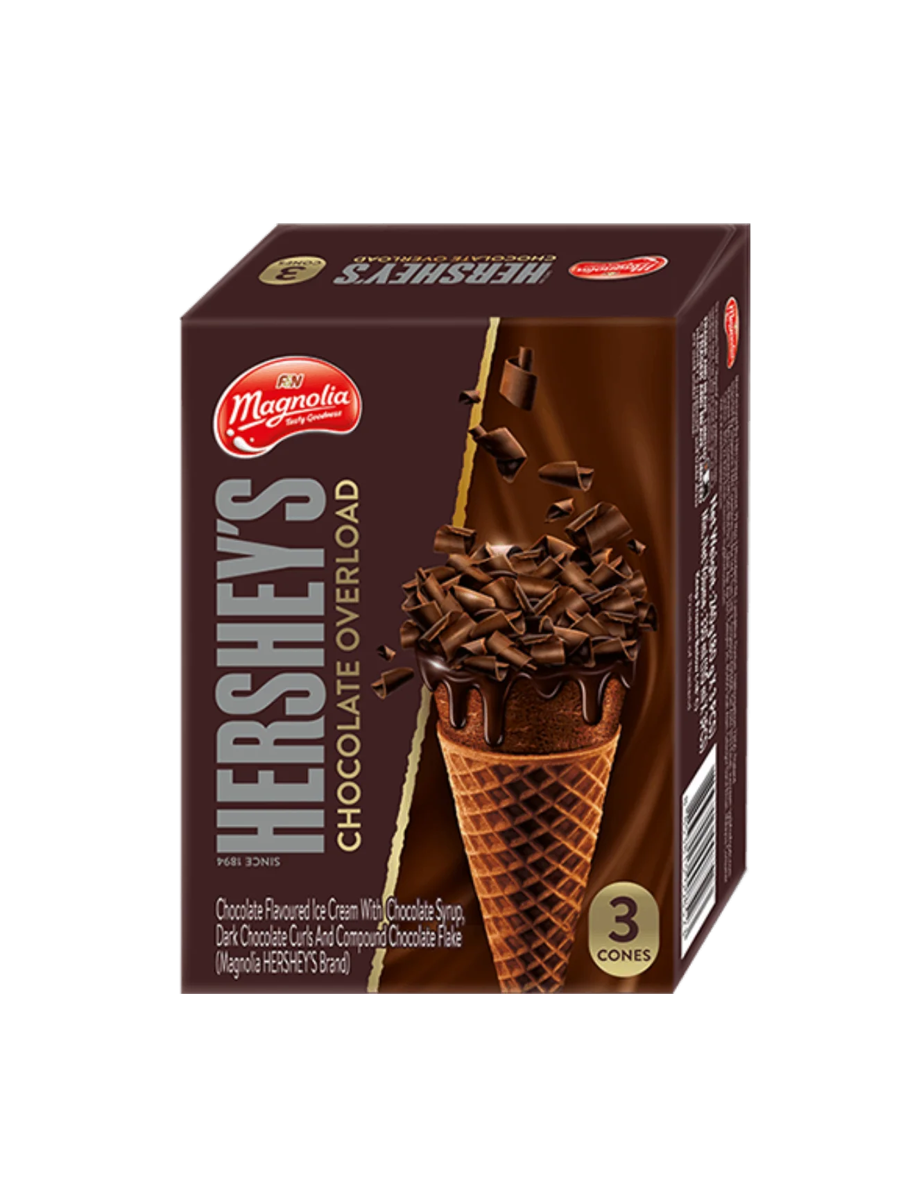 MAGNOLIA HERSHEY CHOC OVERLOAD 3X110ML
