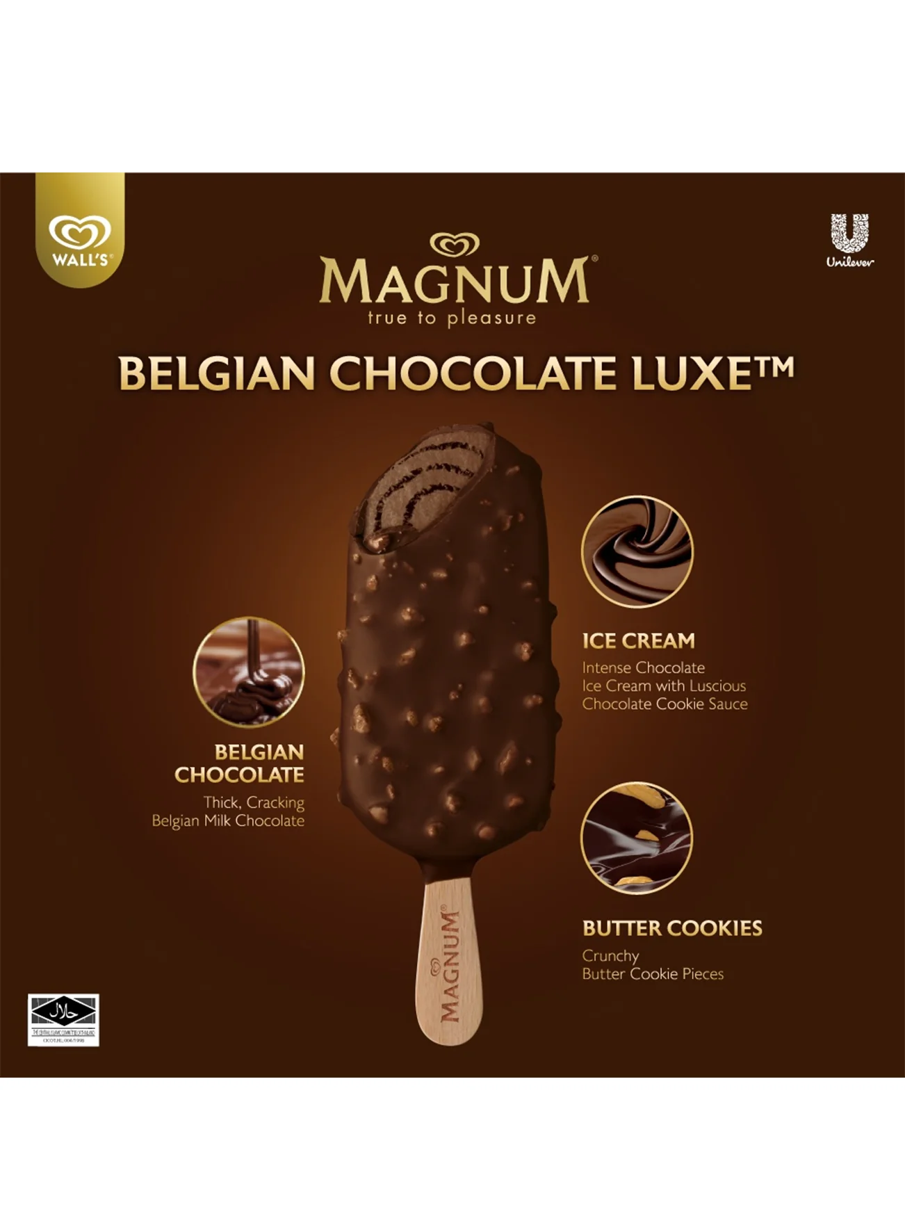 MAGNUM BELGIAN CHOC LUXE 70G