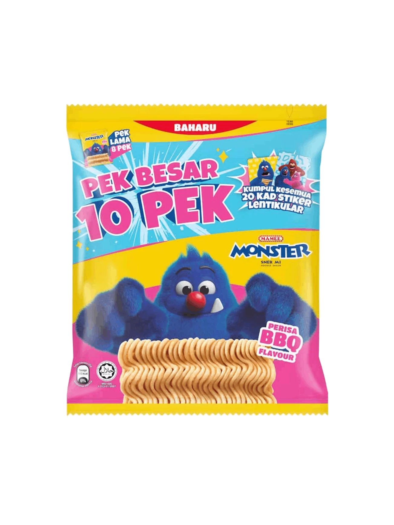 MAMEE MONSTER FAMILY PACK BBQ 10X25G