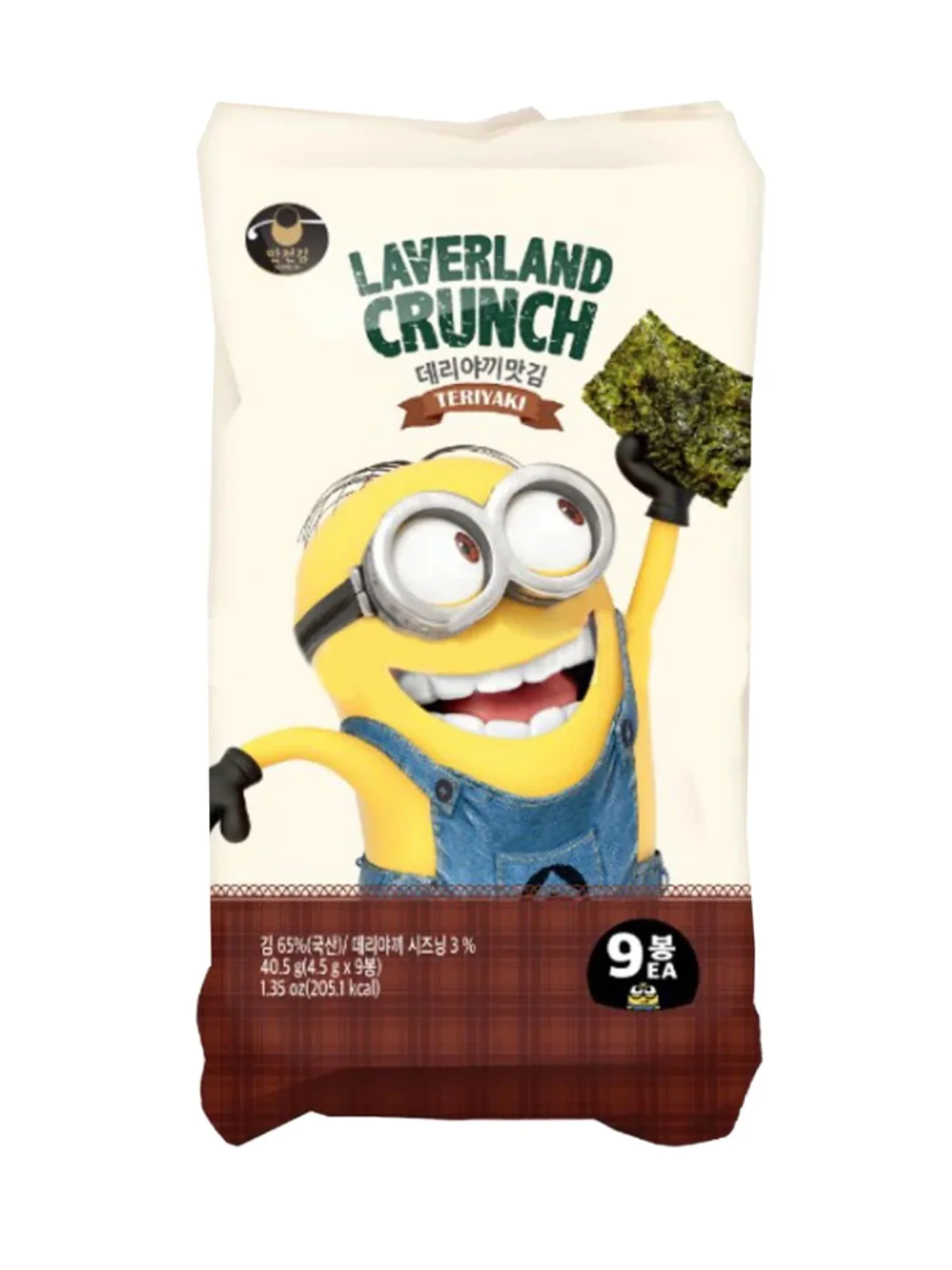 MANJUN CRISPY SEAWEED SNACK TERIYAKI 9X4.5G