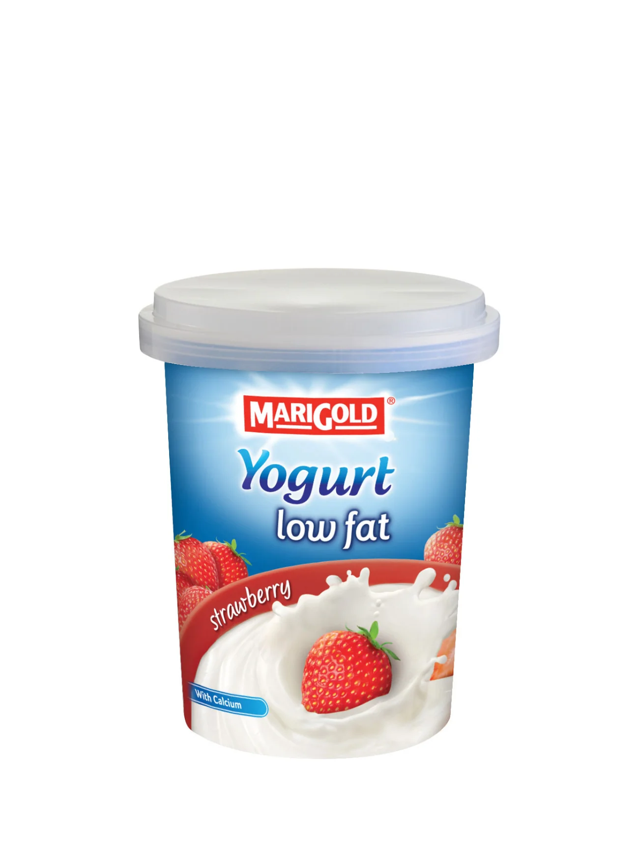 MARIGOLD LOW FAT YOG STRAWBERRY 130G - Image 2