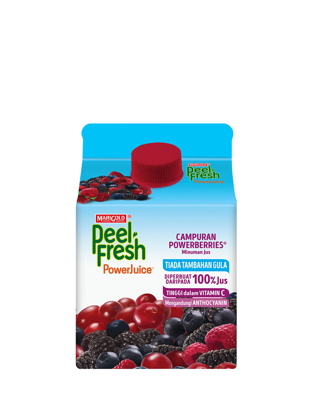 MARIGOLD PEEL FRESH N/SGR BERRIES 300ML
