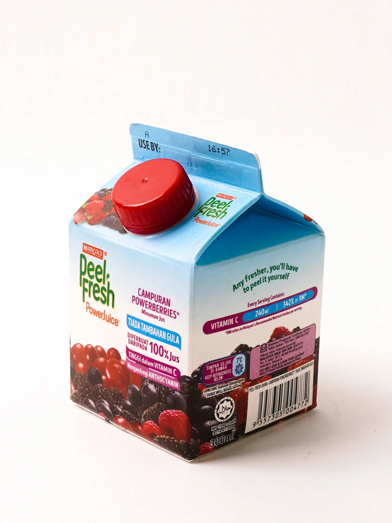 MARIGOLD PEEL FRESH N/SGR BERRIES 300ML - Image 4