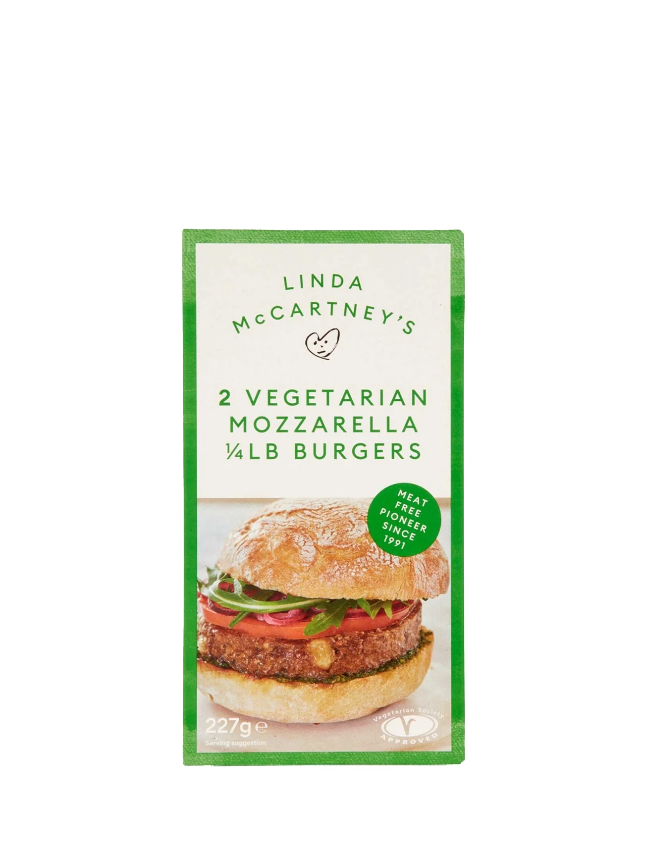 MCCARTNEY MOZZARELLA BURGER 227G