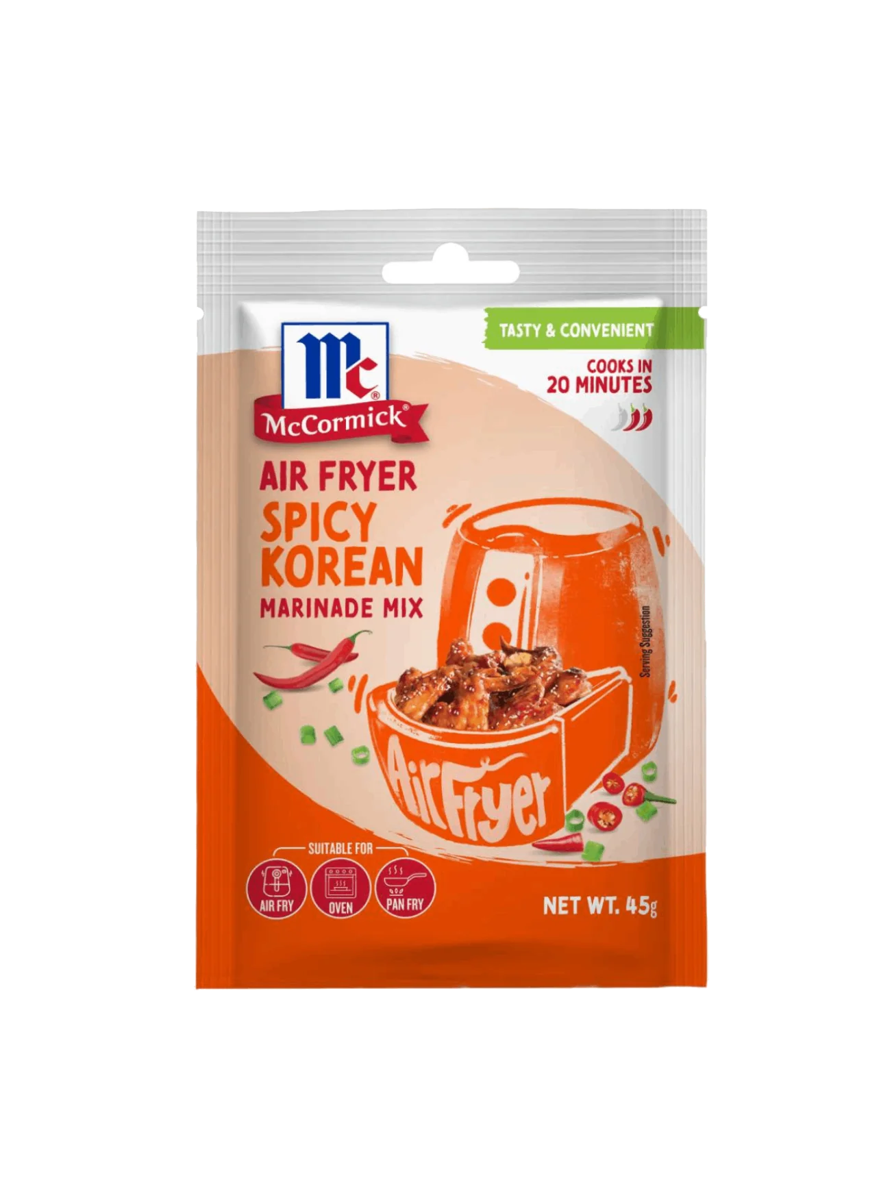 MCCORMICK AIR FRYER SPICY KOREAN MARINADE MIX 45G