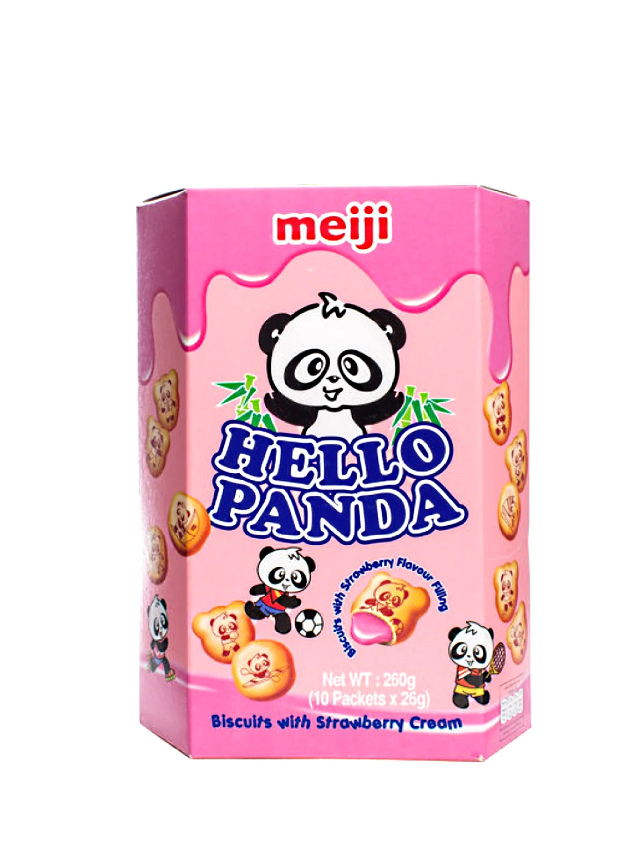 MEIJI HELLO PANDA STRAWBERRY 260G