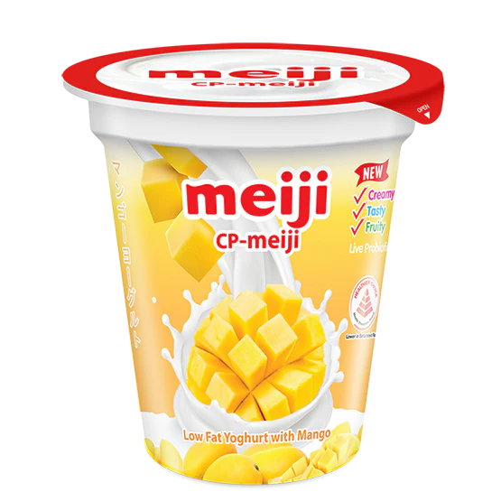 MEIJI LOW FAT YOGHURT W MANGO 135G