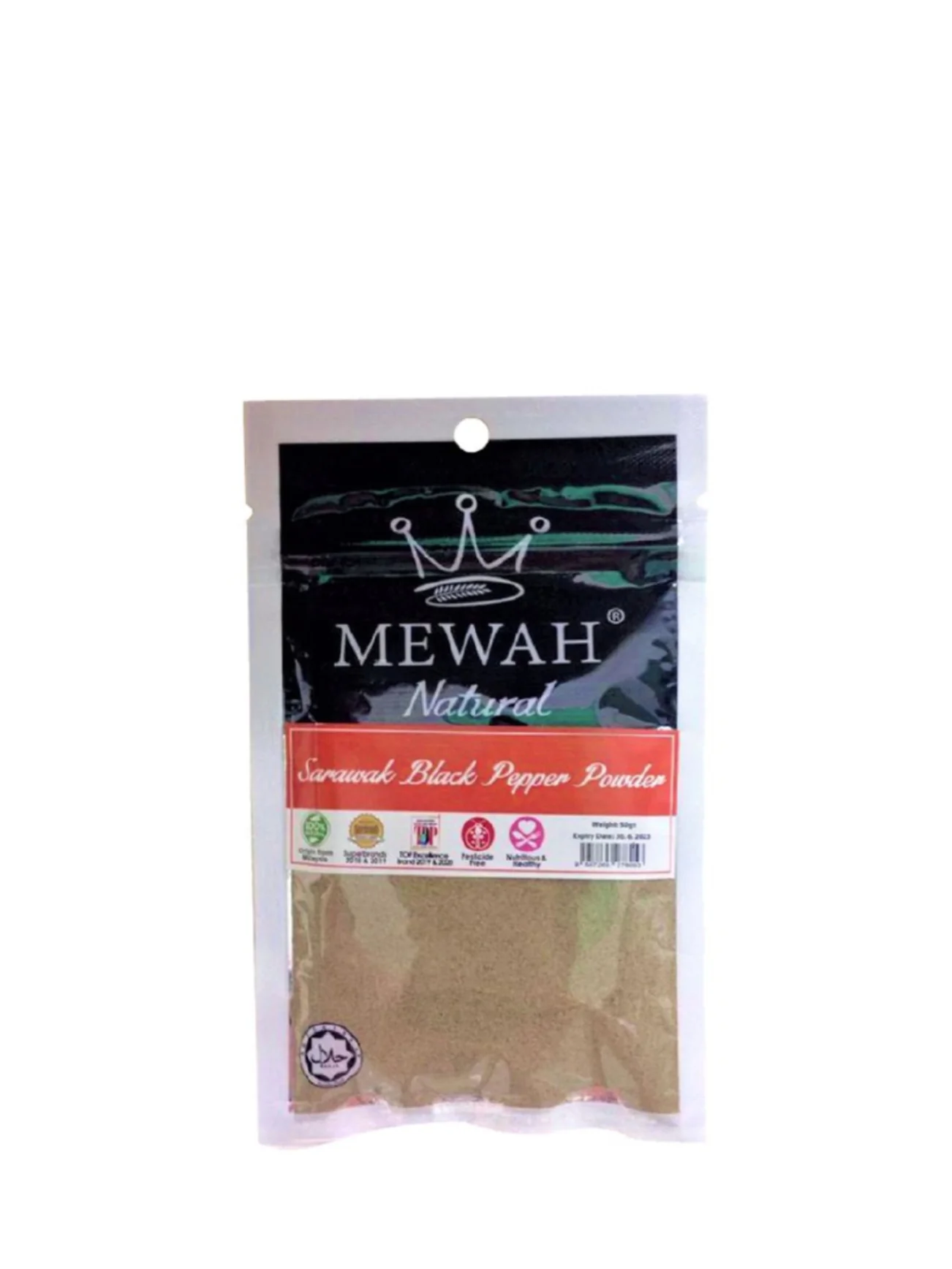 MEWAH SARAWAK BLACK POWDER 50G