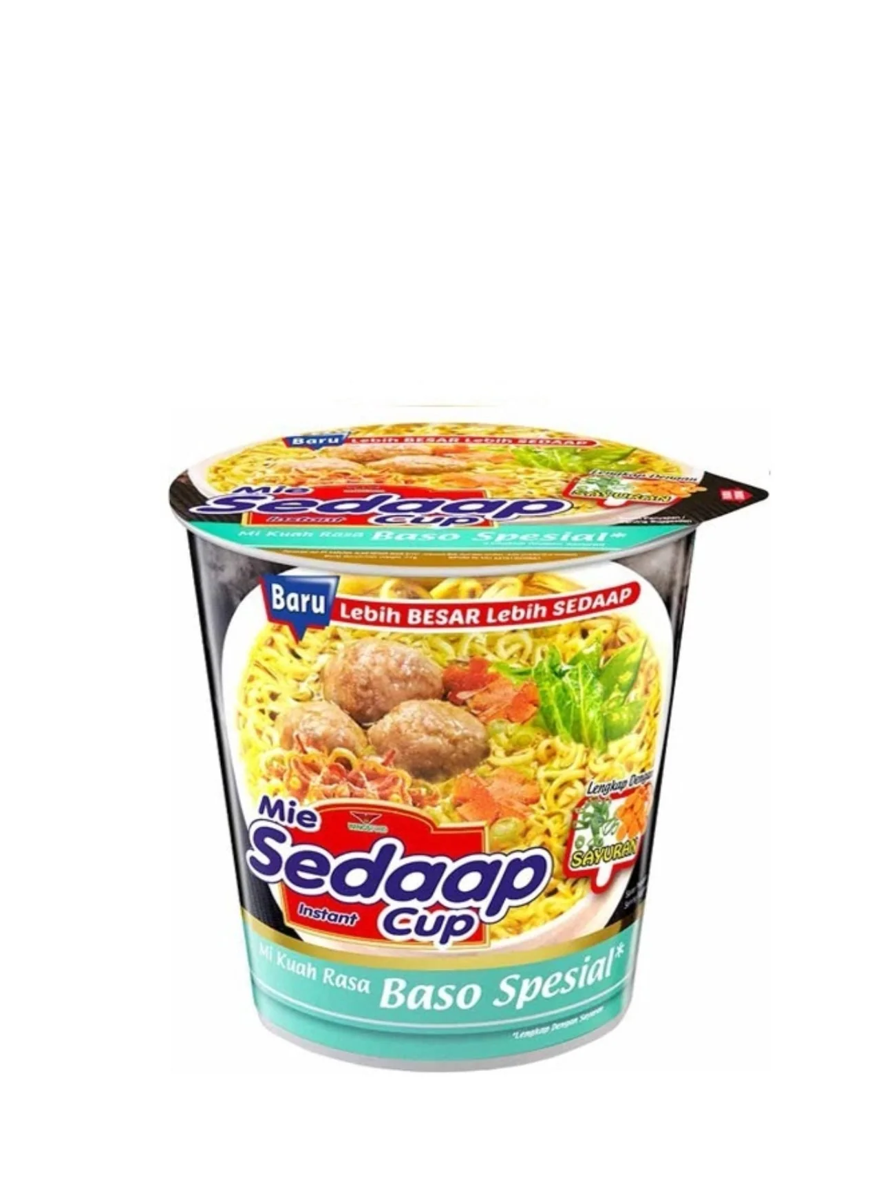 MI SEDAAP CUP NOODLE BASO 77G