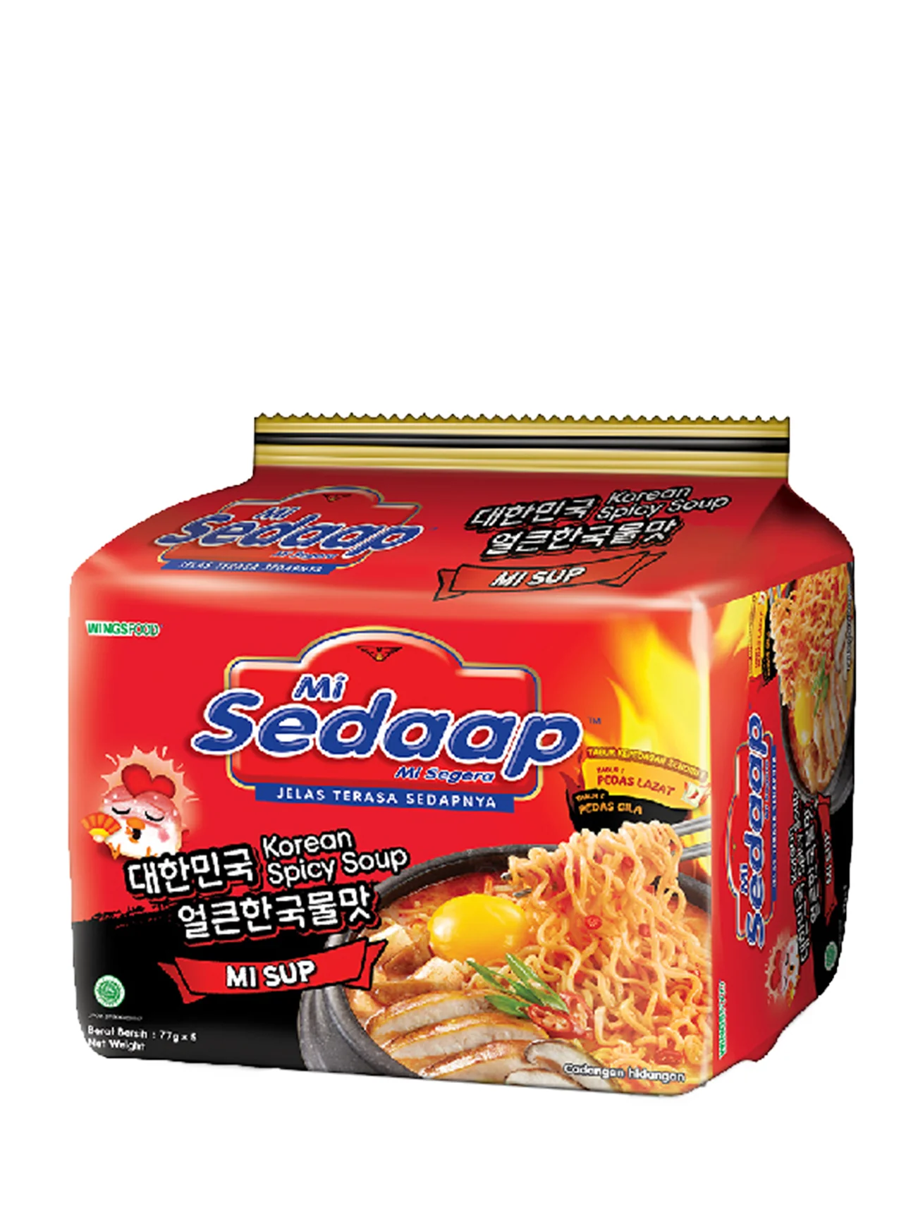 MI SEDAAP KOREAN SPICY 5X87G