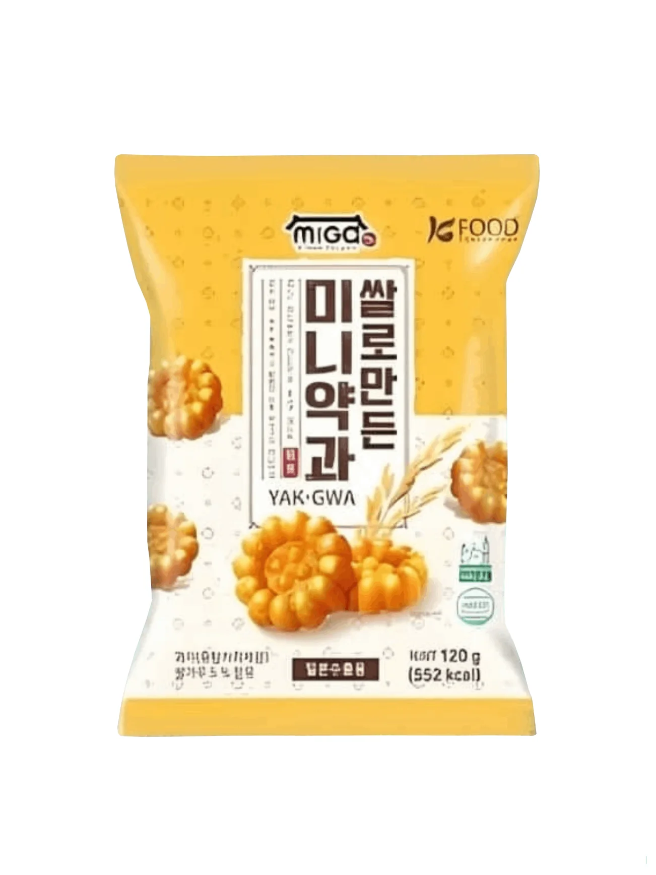 MIGA YAKGWA MINI KOREAN RICE CAKE COOKIES 120G