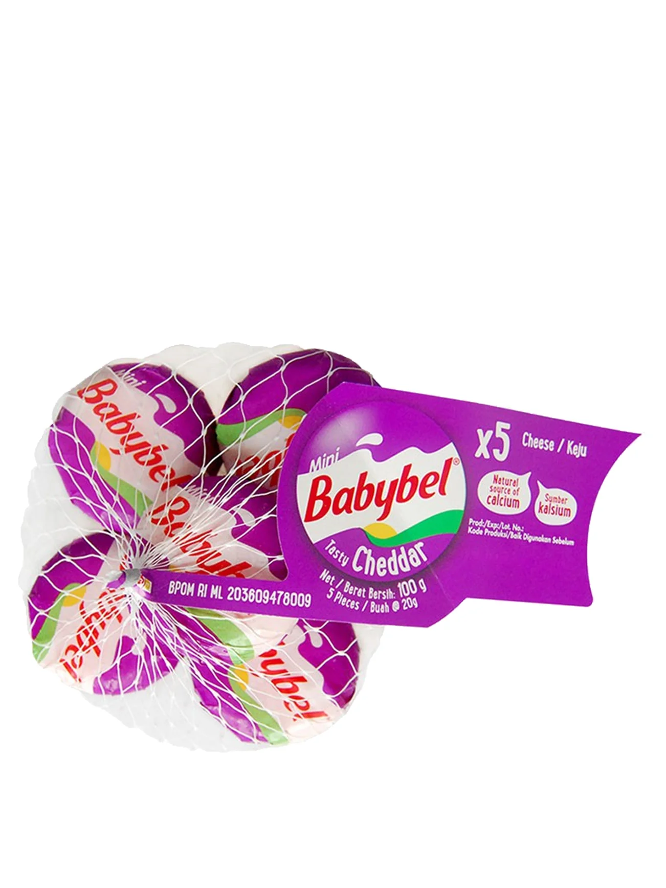 MINI BABYBEL TASTY CHEDDAR CHEESE (5P) 100GM - Image 3