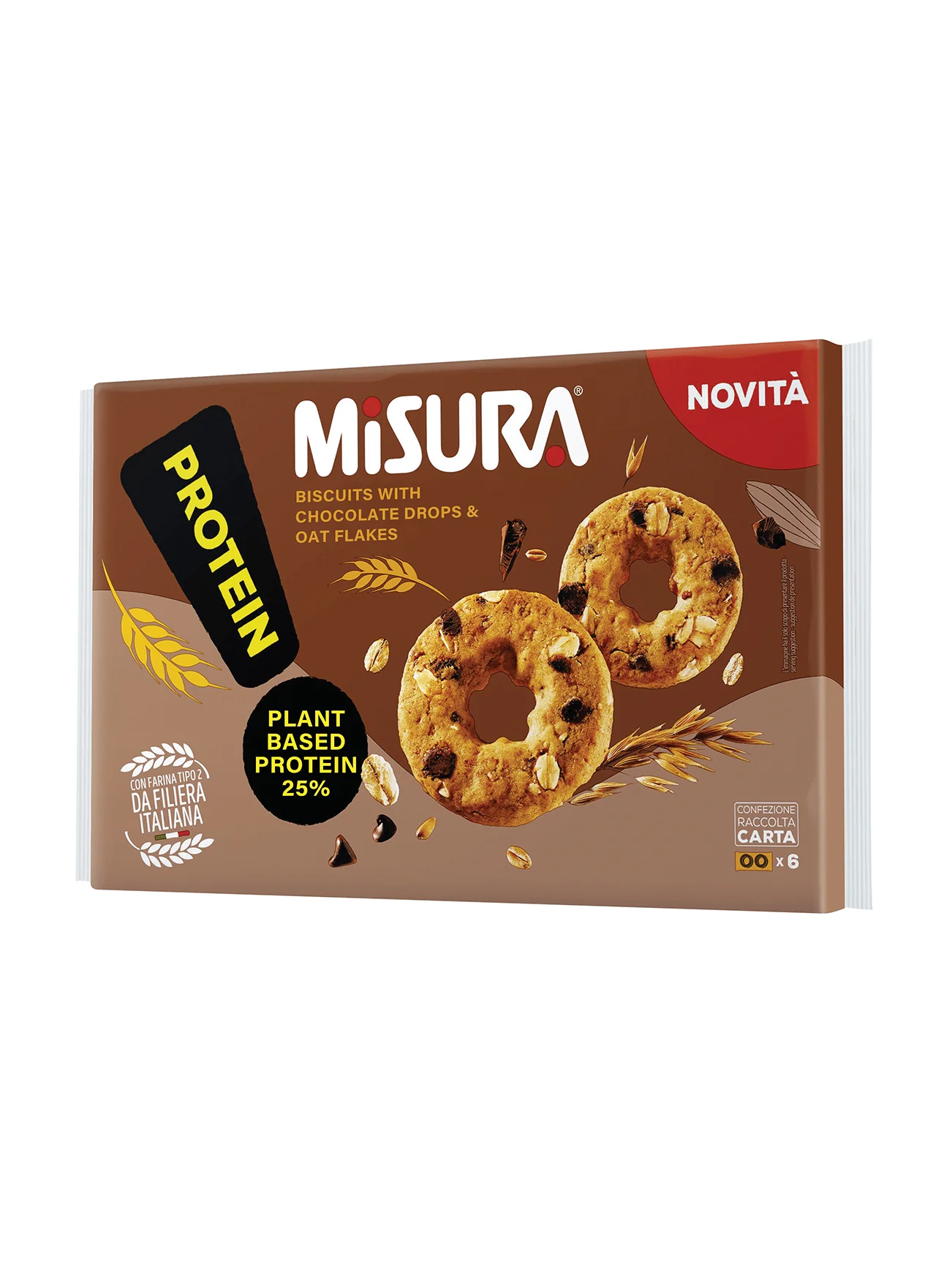 MISURA PROTEIN BISC WITH CHOC DROPS & OAT 260G