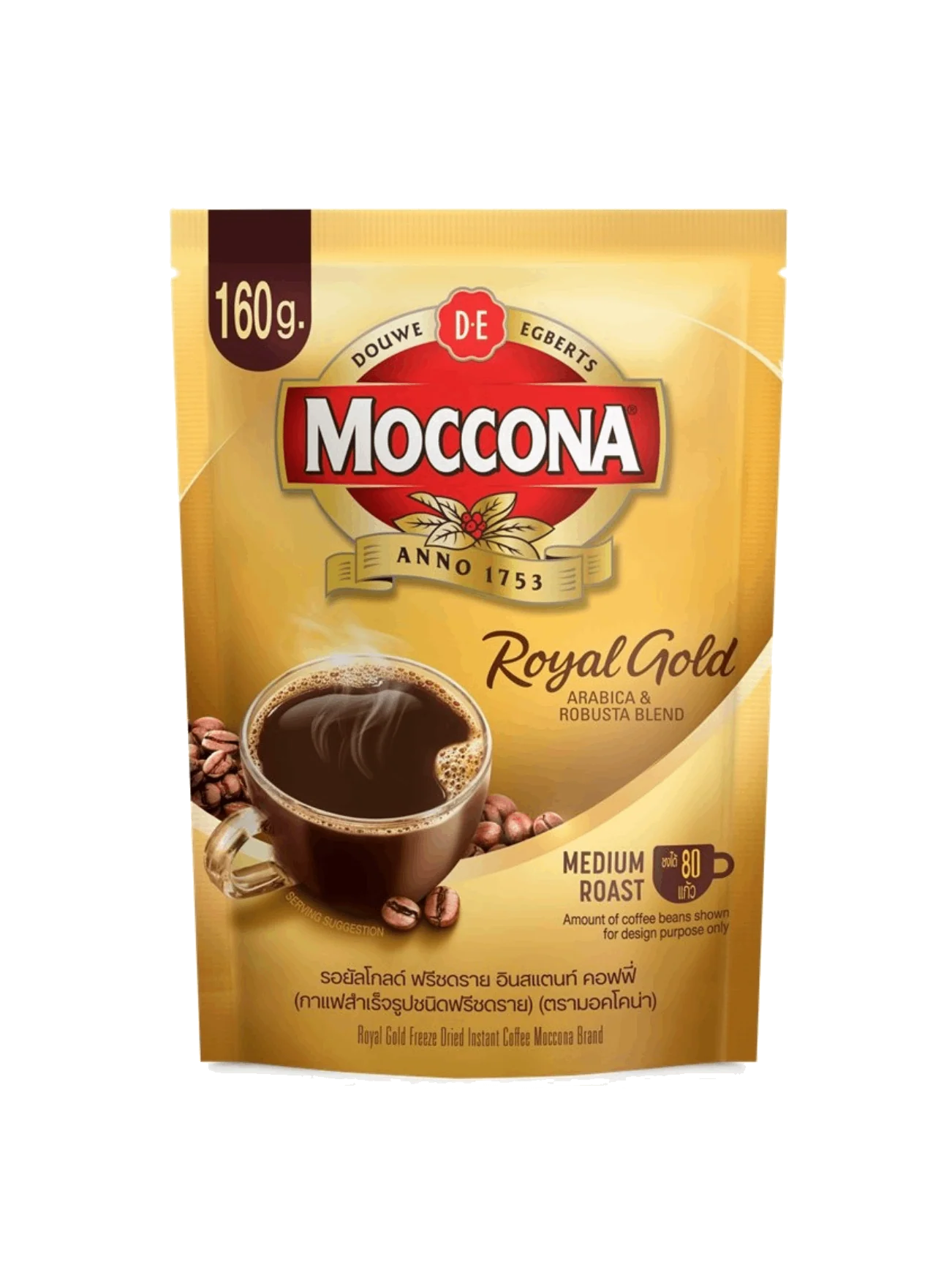MOCCONA ROYAL GOLD INSTANT 160G