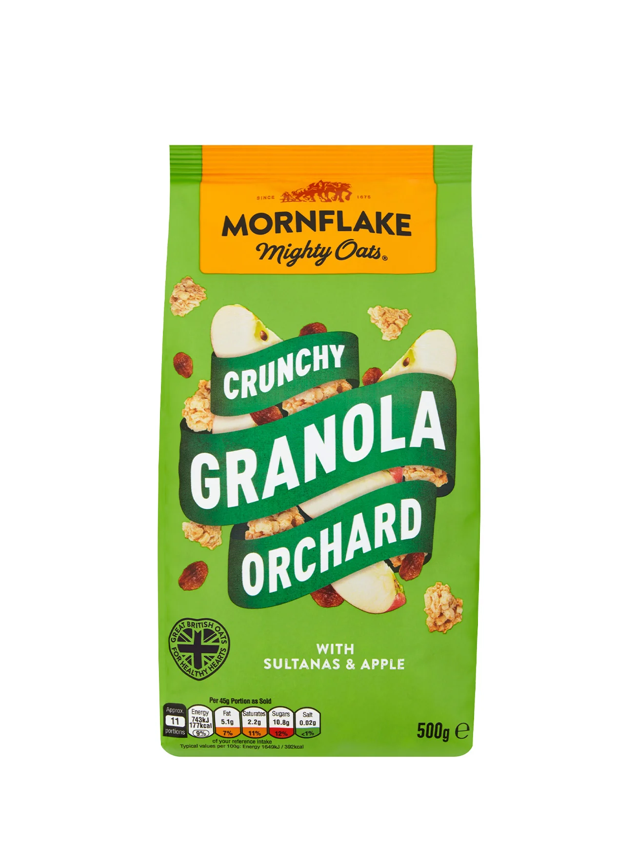 MORNFLAKE ORCHARD OAT GRANOLA 500G - Image 2