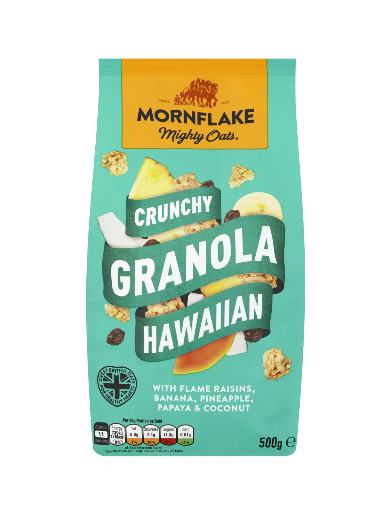 MORNFLAKES HAWAIIAN OAT GRANOLA 500G
