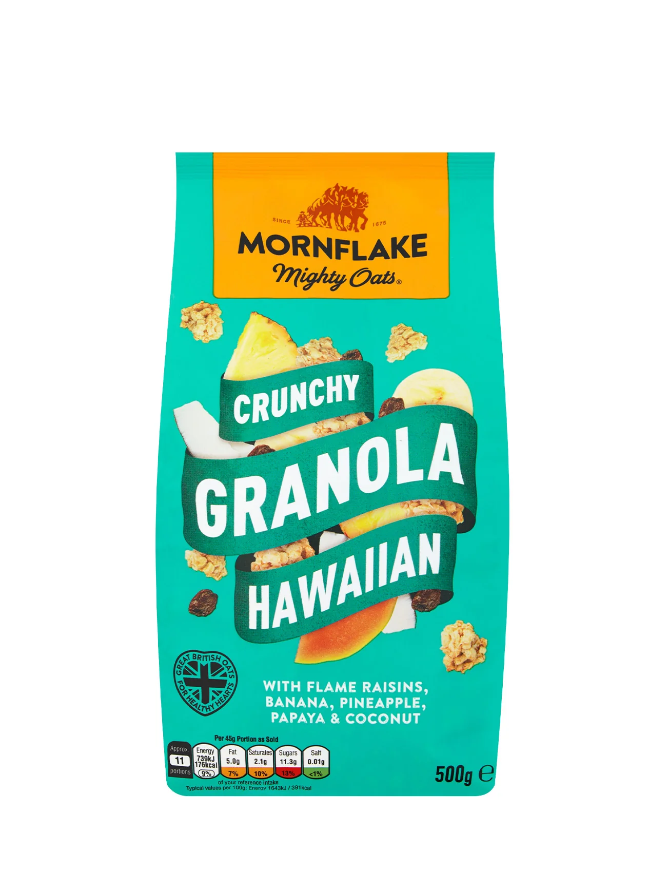 MORNFLAKES HAWAIIAN OAT GRANOLA 500G - Image 2