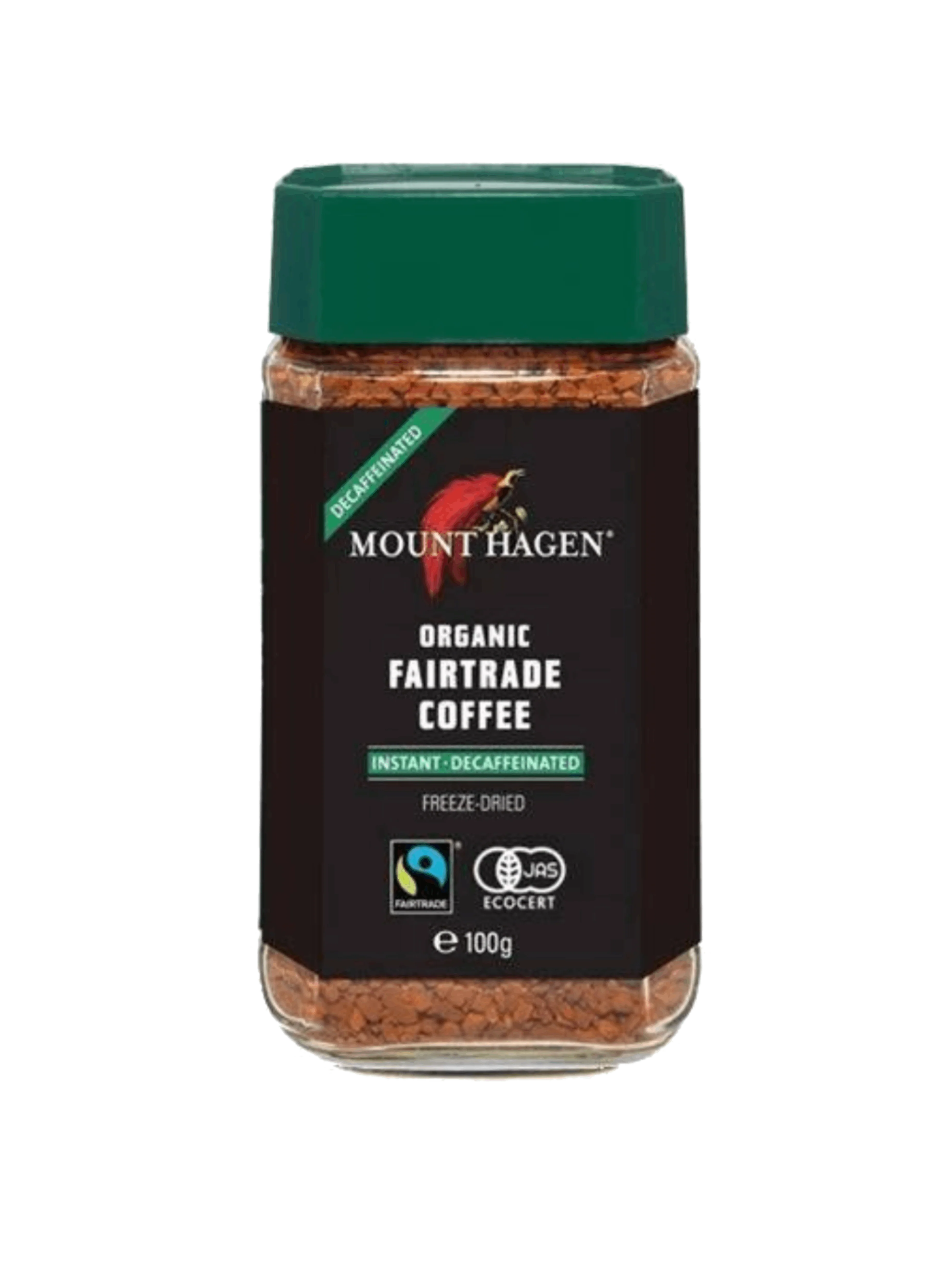 MOUNT HAGEN ORG FT INSTANT COFFEE DECAF 100G