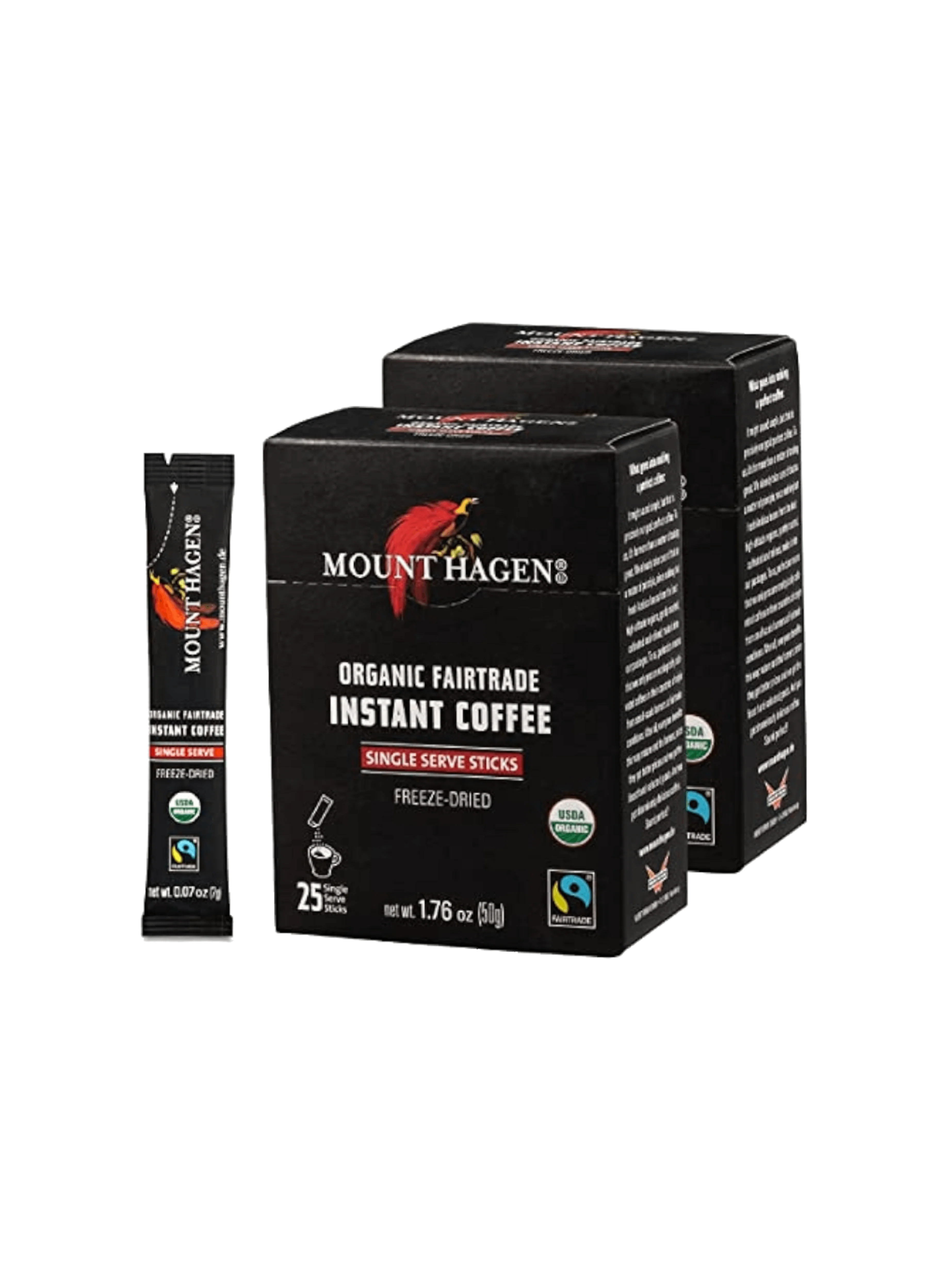 MOUNT HAGEN ORG FT INSTANT COFFEE STICKS 25X2G