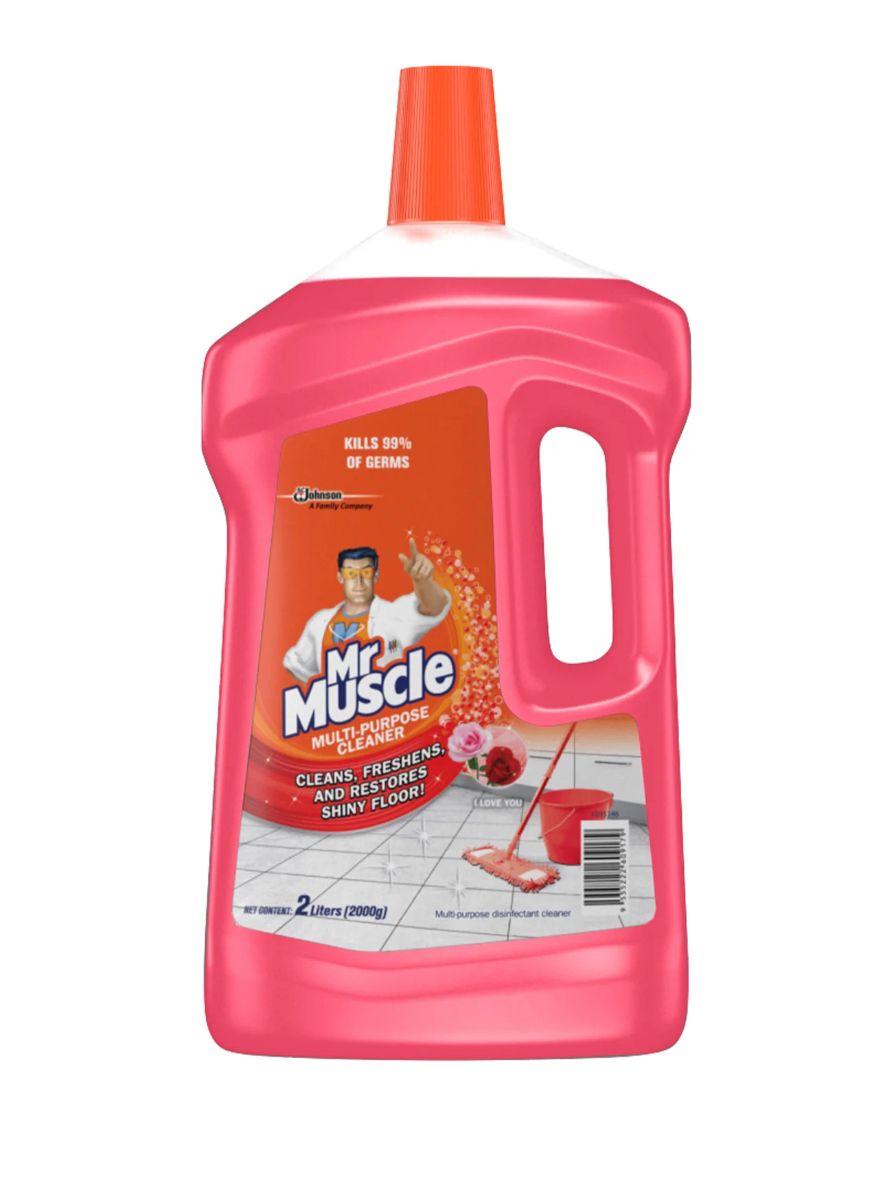 MR MUSCLE 5IN1 M/PURPOSE CLEANER I LOVE U 2L