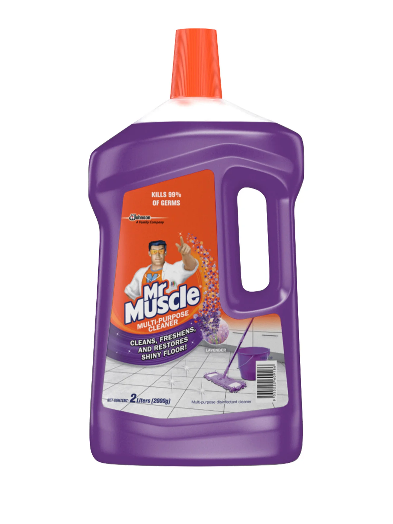 MR MUSCLE 5IN1 M/PURPOSE CLEANER LAV 2L